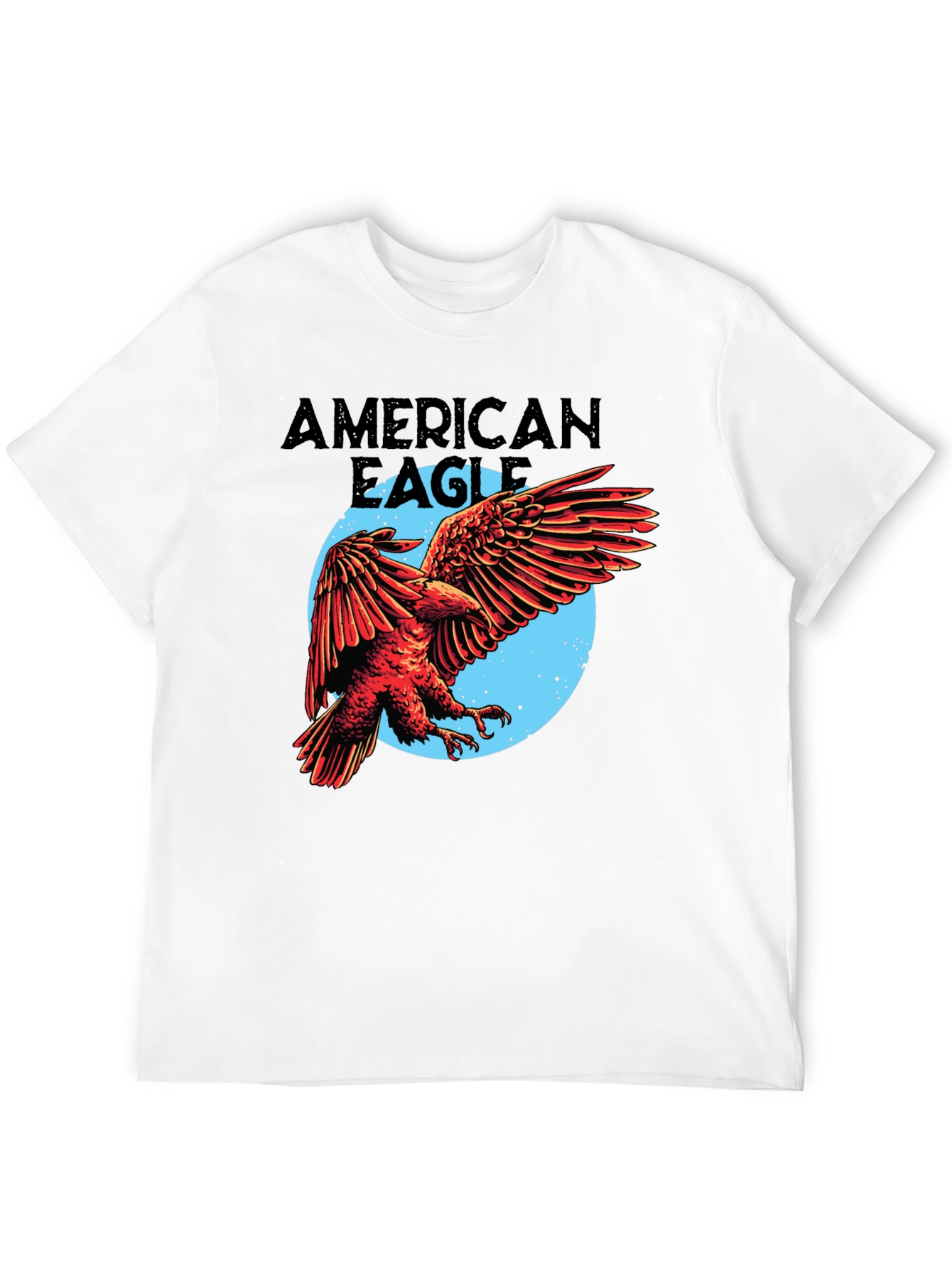 American Eagle Graphic Tee - Black