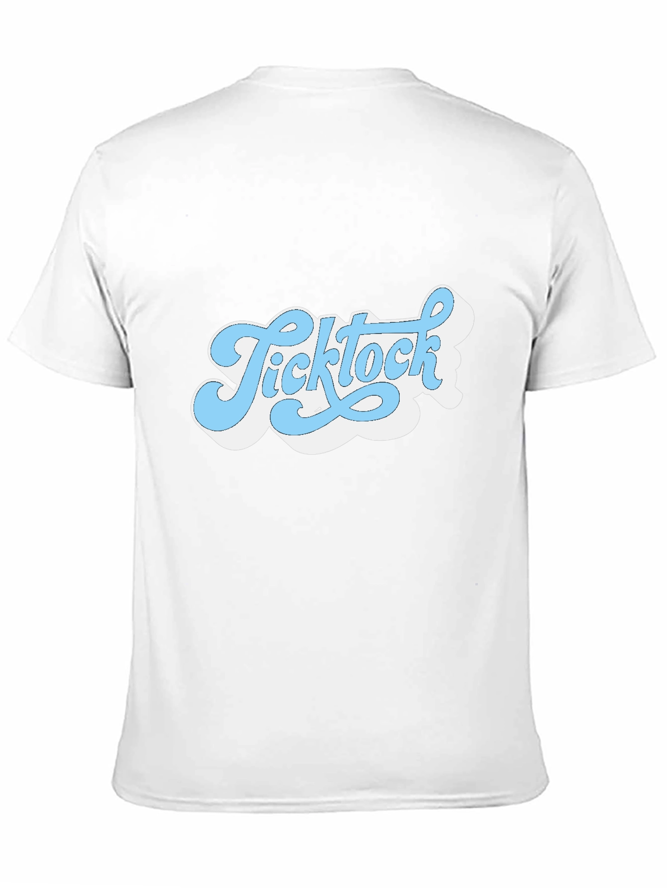 Ticktock Black Graphic Tee - Retro Style