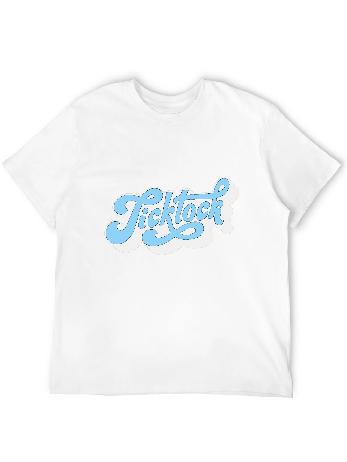 Ticktock Black Graphic Tee - Retro Style