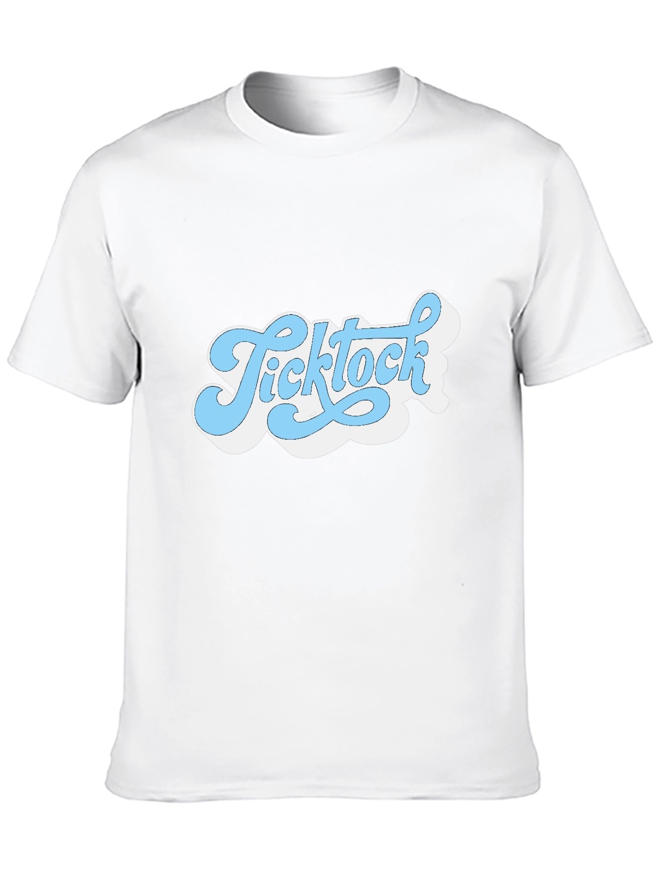 Ticktock Black Graphic Tee - Retro Style