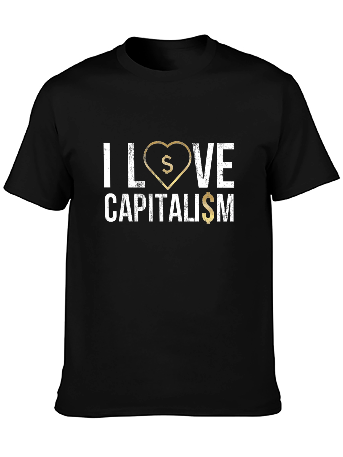 I Love Capitalism Black T-Shirt