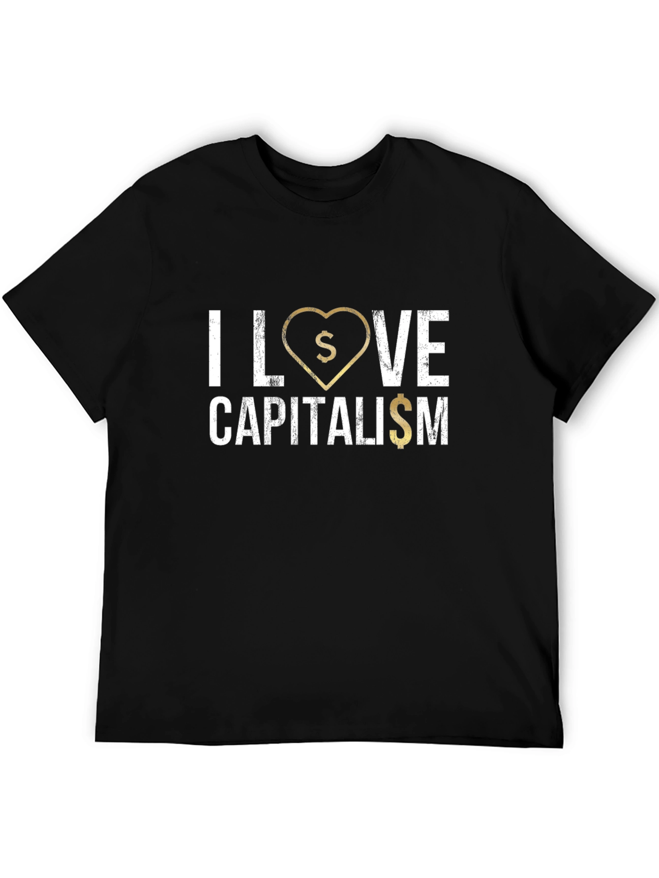 I Love Capitalism Black T-Shirt