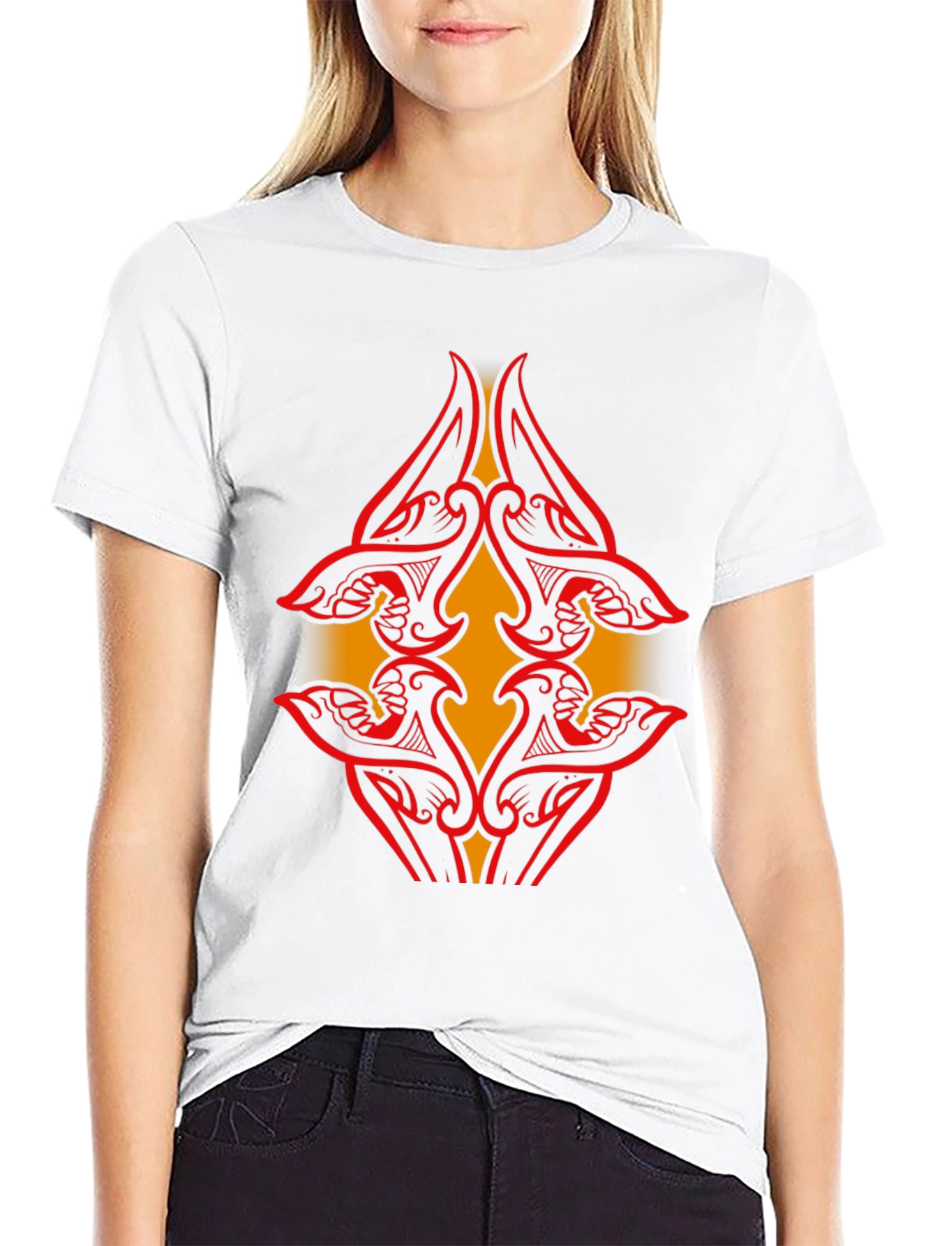 Tribal Art Tee - Modern Graphic Print Shirt