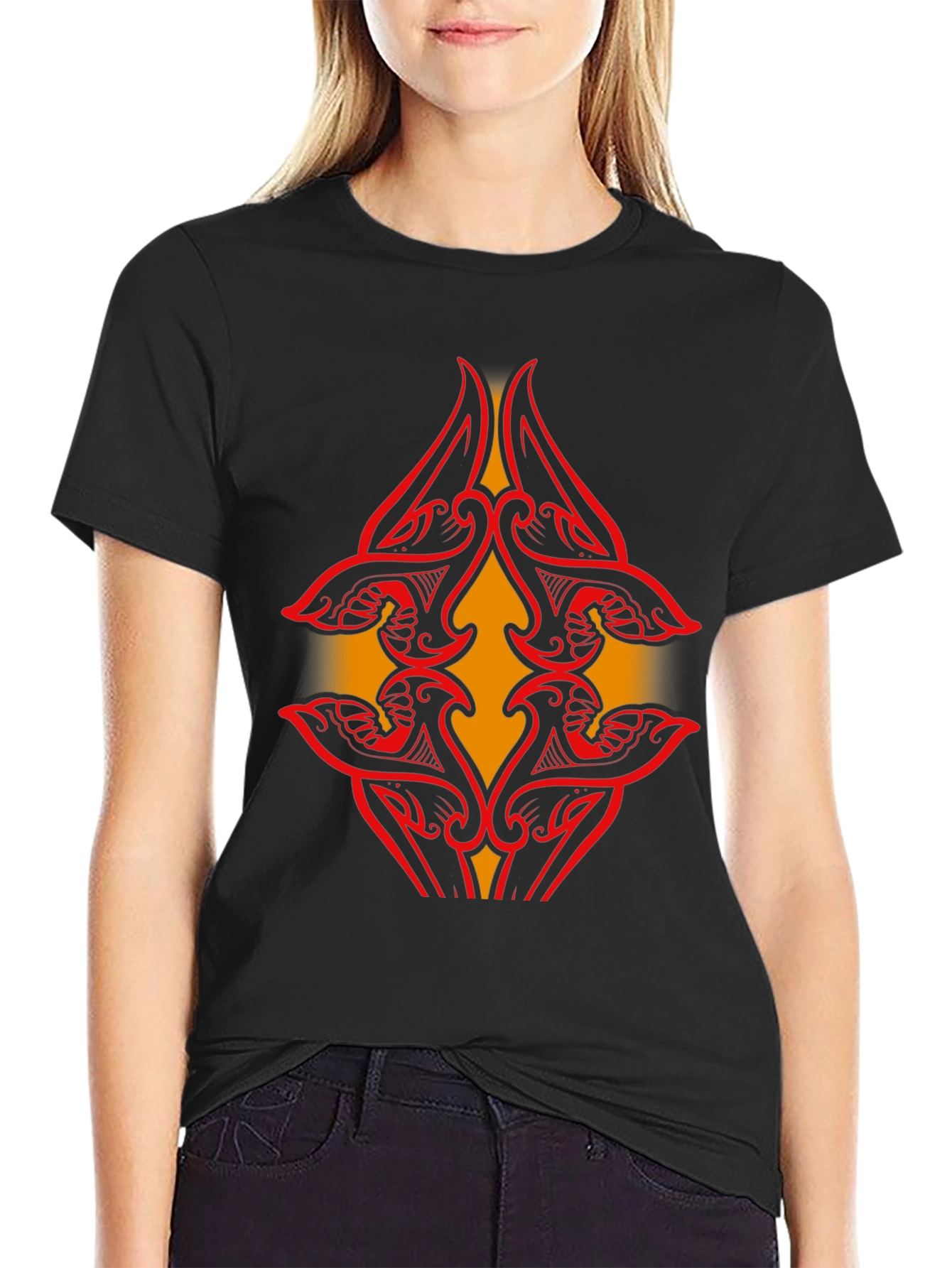 Tribal Art Tee - Modern Graphic Print Shirt