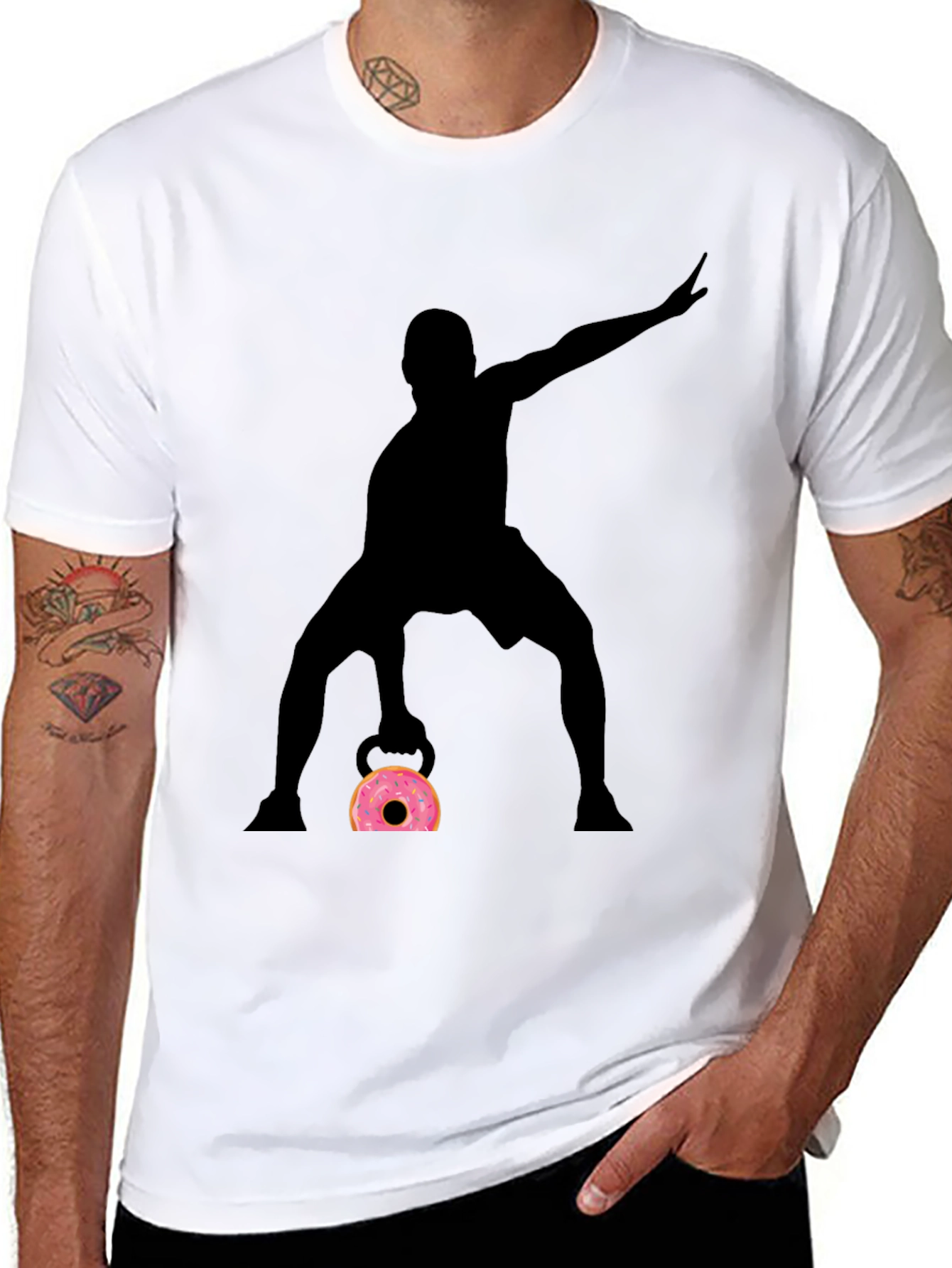 Donut Kettlebell Workout Graphic Tee
