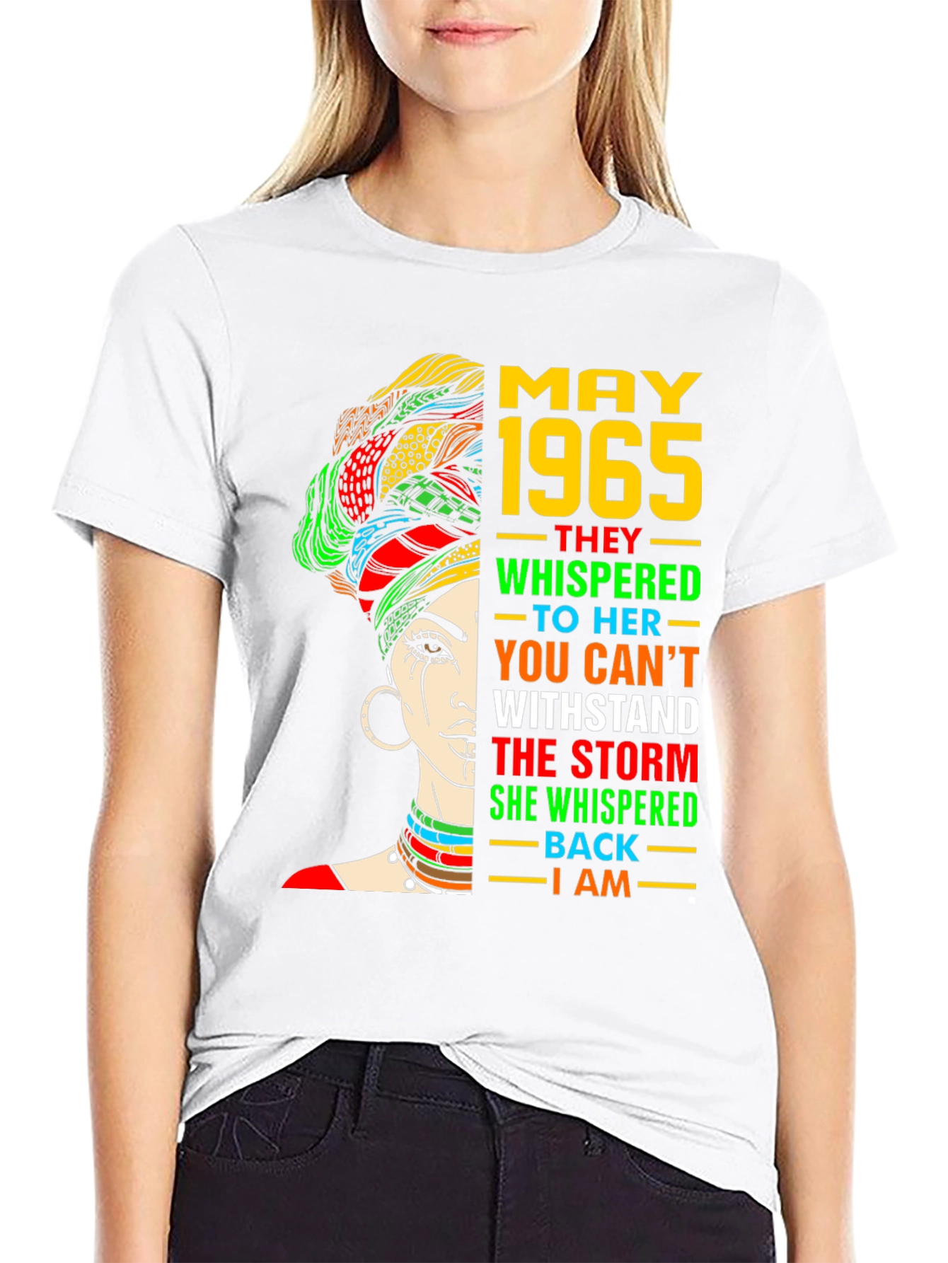 May 1965 Woman T-Shirt - Empowering Birthday Gift