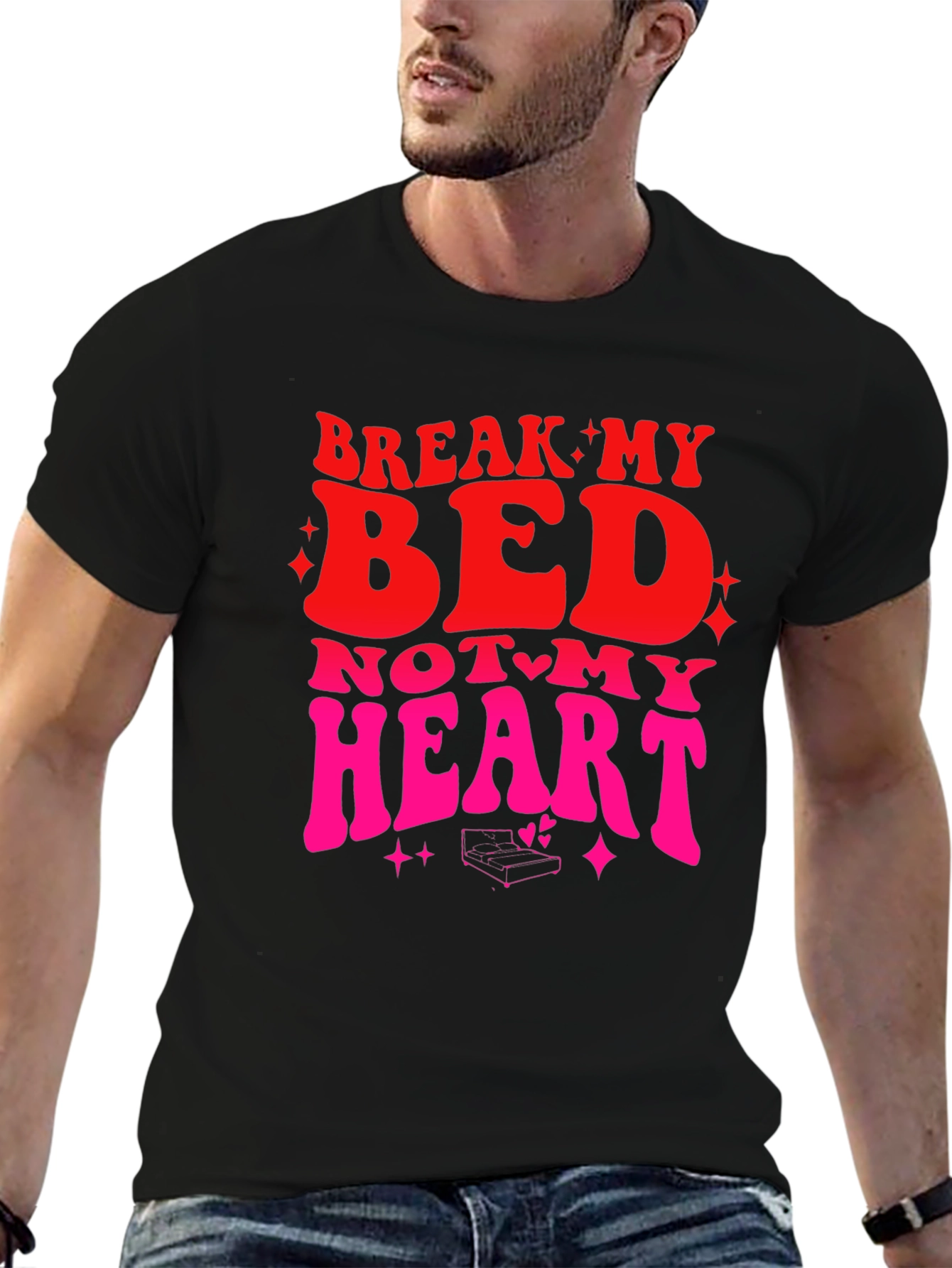 Break My Bed Not My Heart Graphic Tee