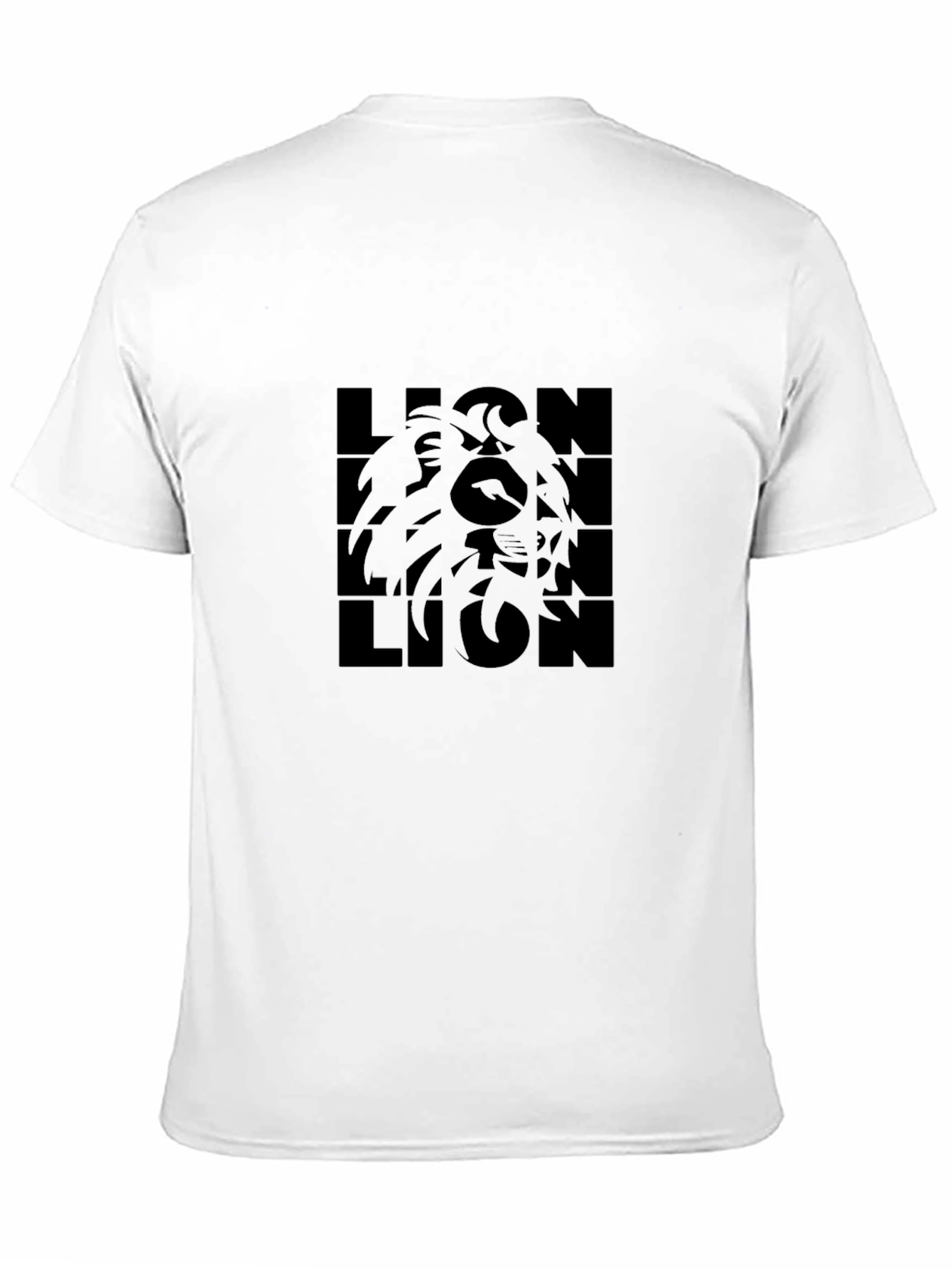 Black Lion Graphic Tee - Bold Statement T-Shirt