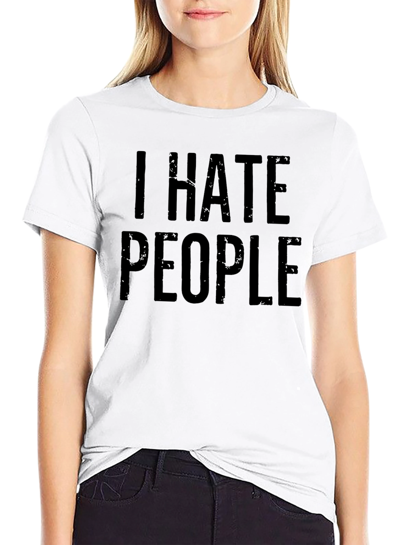I Hate People Graphic Tee - Unisex Adult T-Shirt