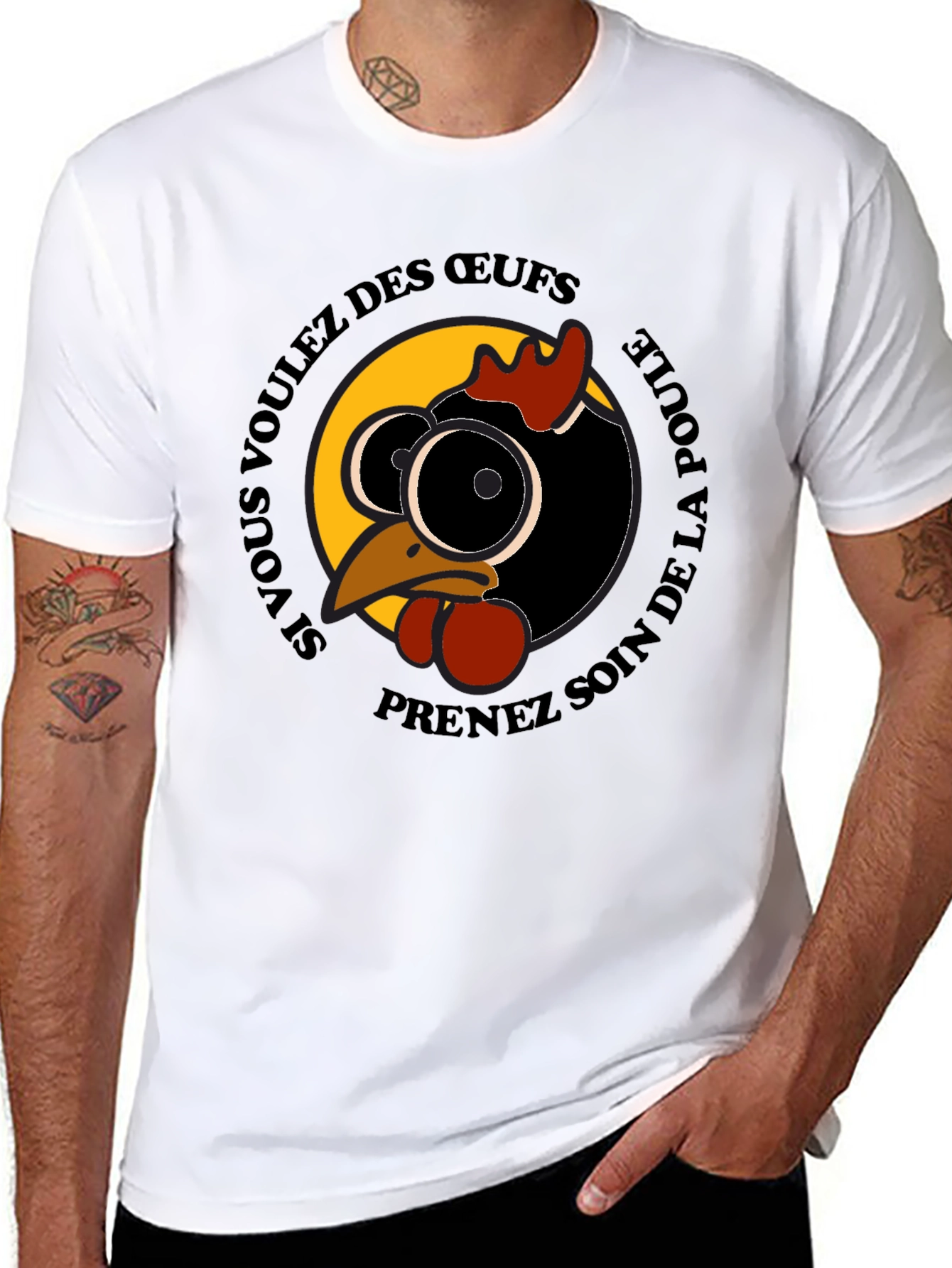 Funny French Chicken T-Shirt