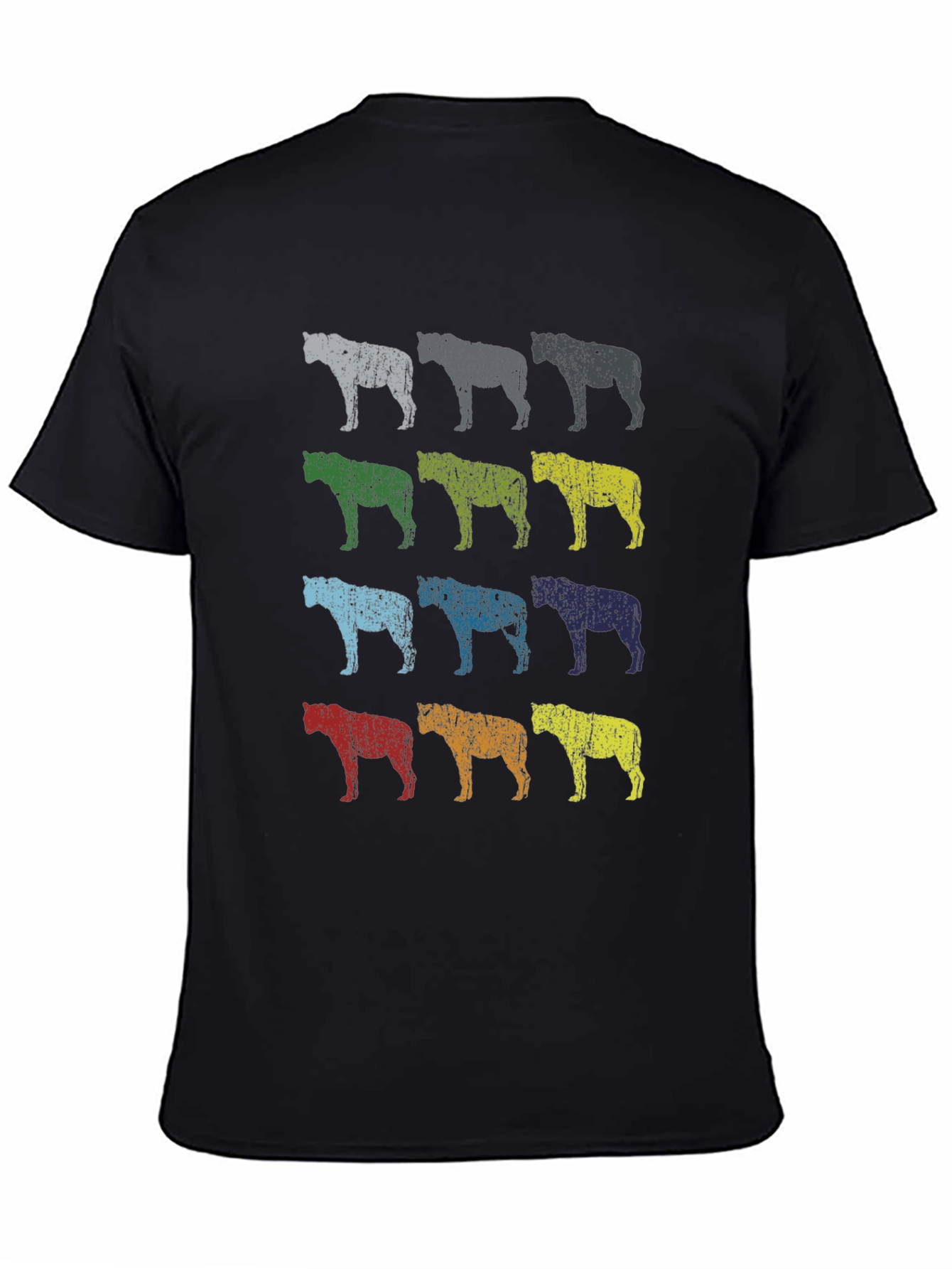 Pop Art Hyena T-Shirt - Distressed Print