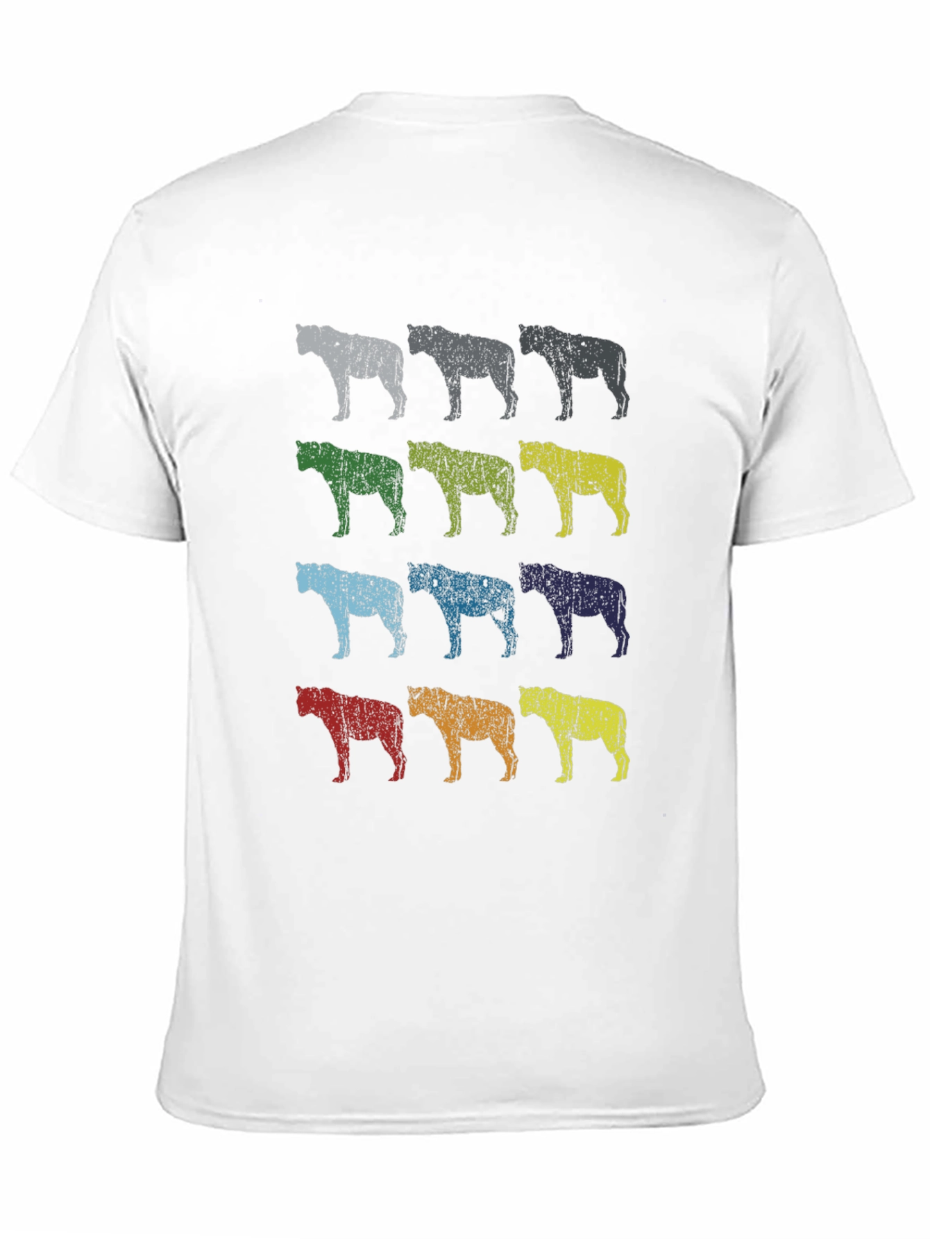 Pop Art Hyena T-Shirt - Distressed Print