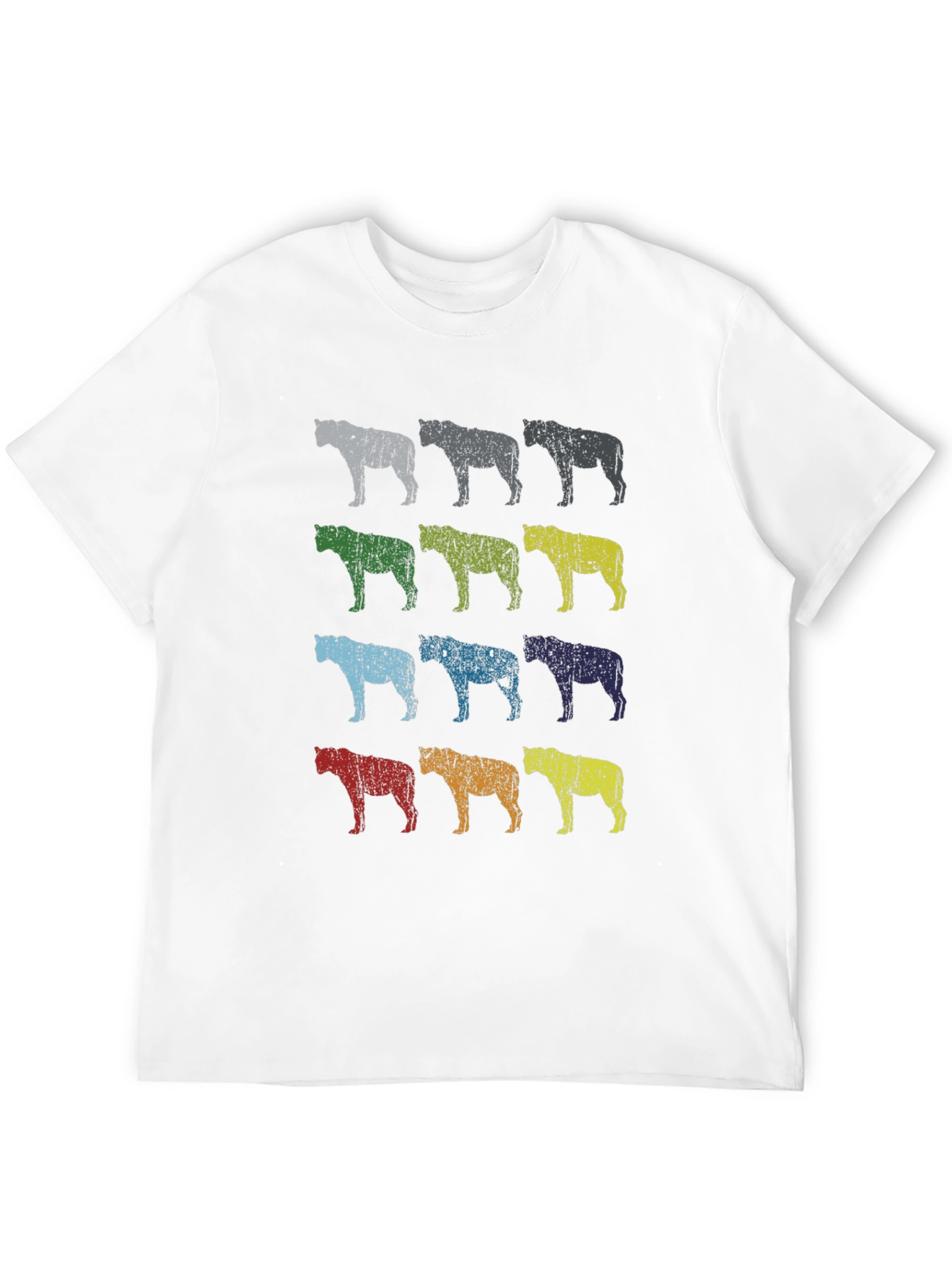 Pop Art Hyena T-Shirt - Distressed Print