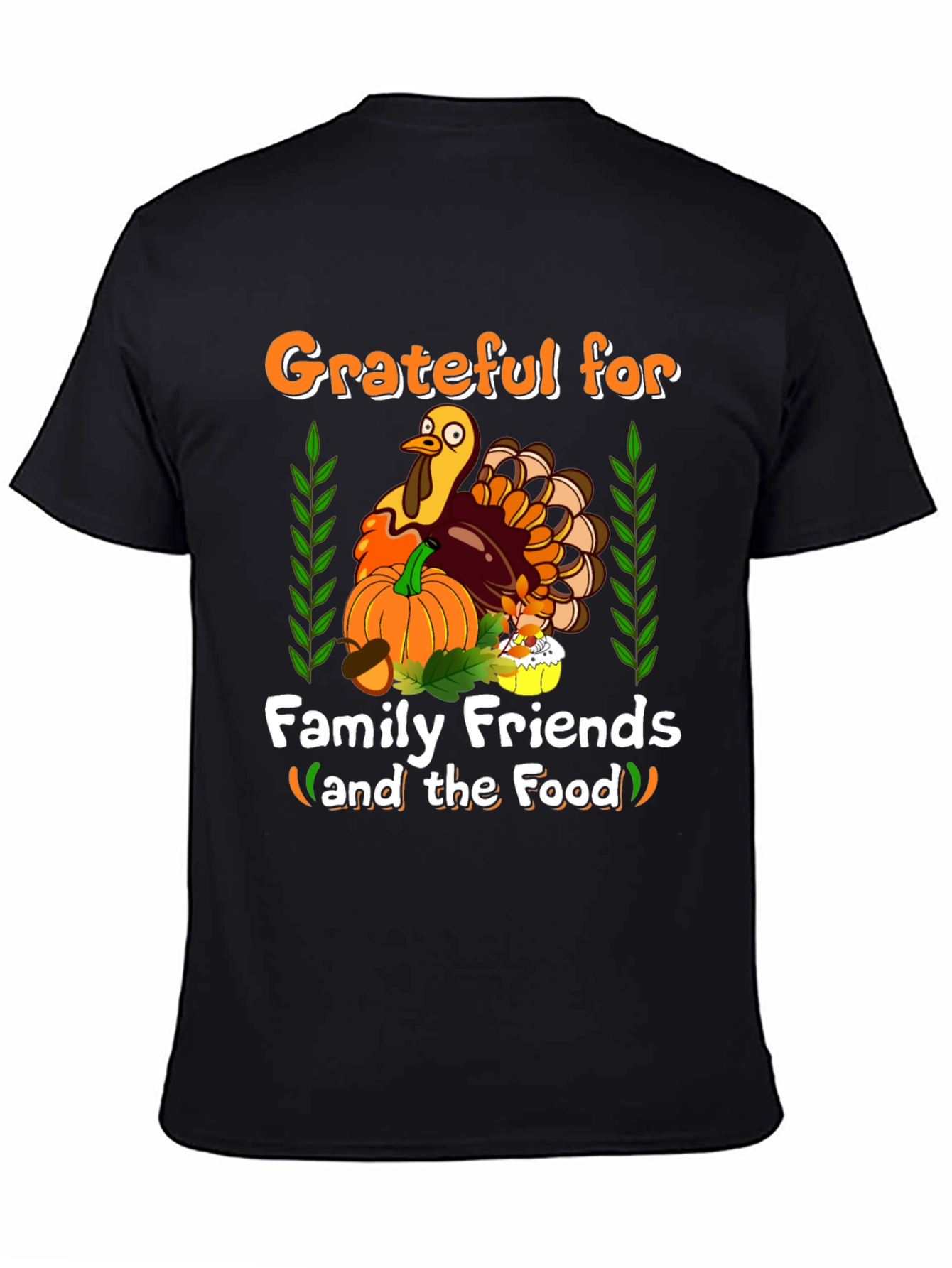 Grateful Thanksgiving Turkey T-Shirt