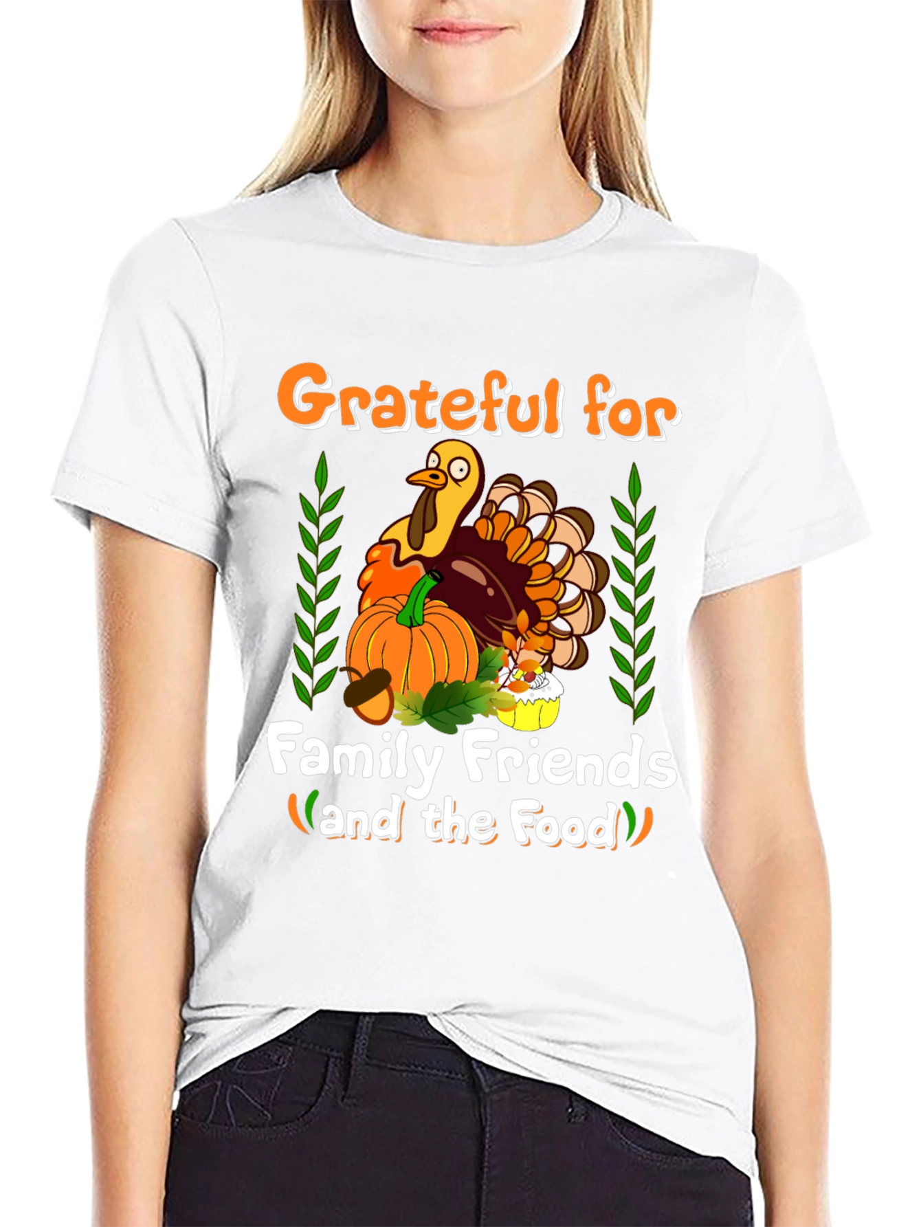 Grateful Thanksgiving Turkey T-Shirt