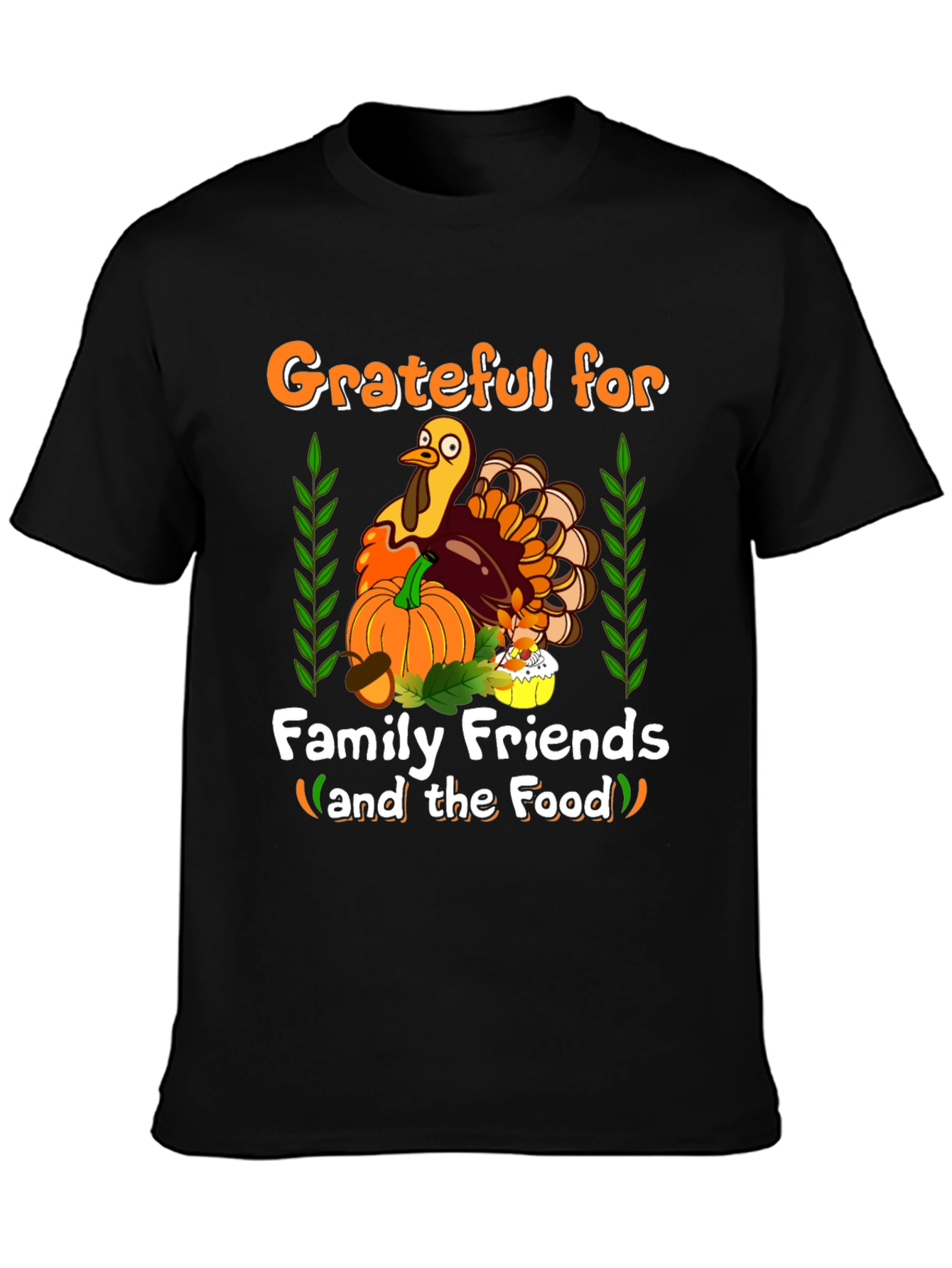 Grateful Thanksgiving Turkey T-Shirt