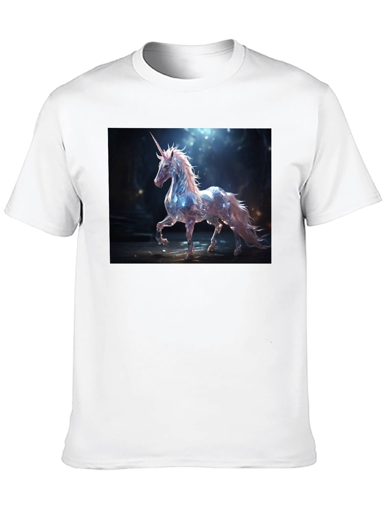 Mystical Unicorn Graphic Tee - Black