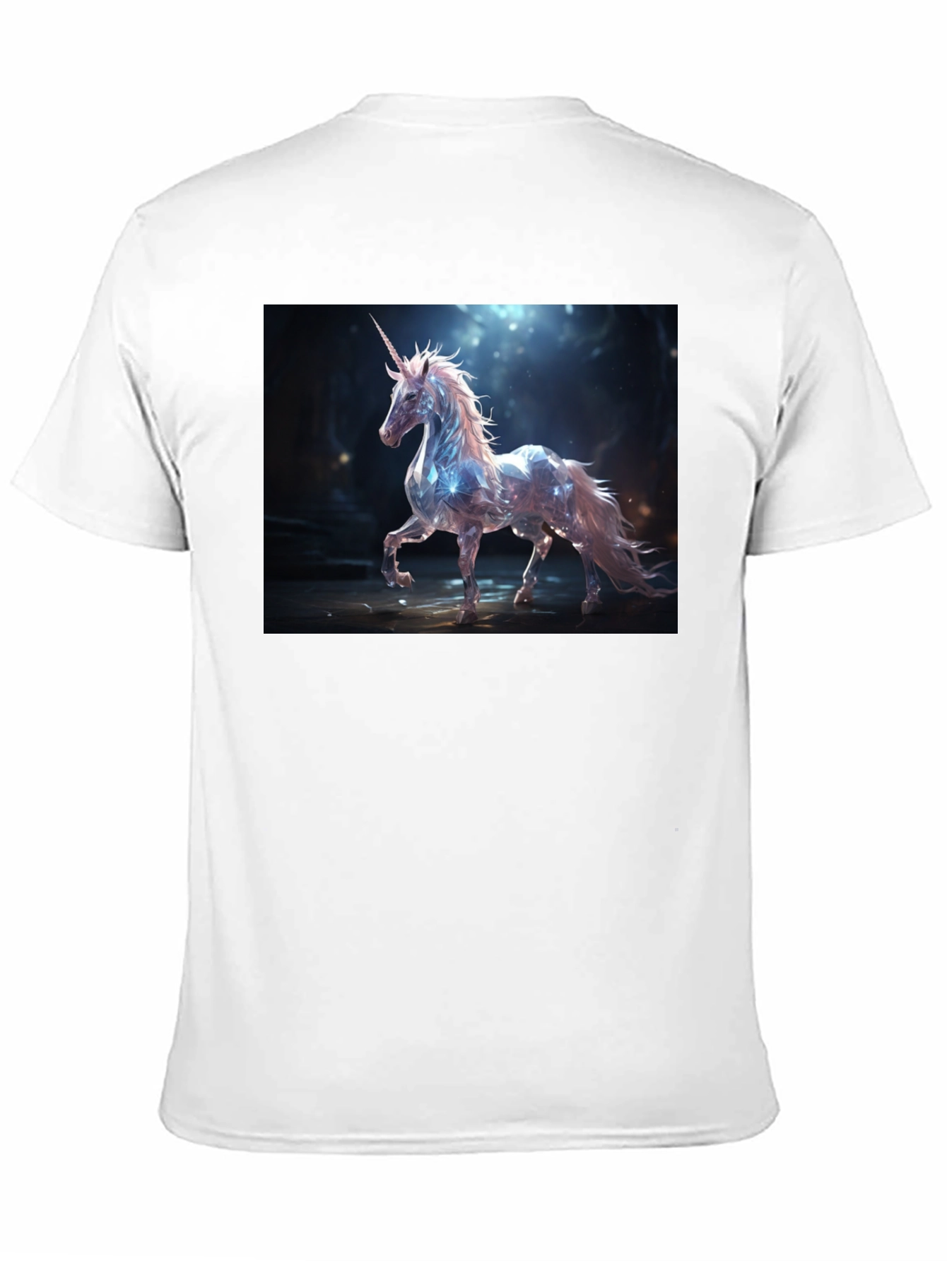 Mystical Unicorn Graphic Tee - Black