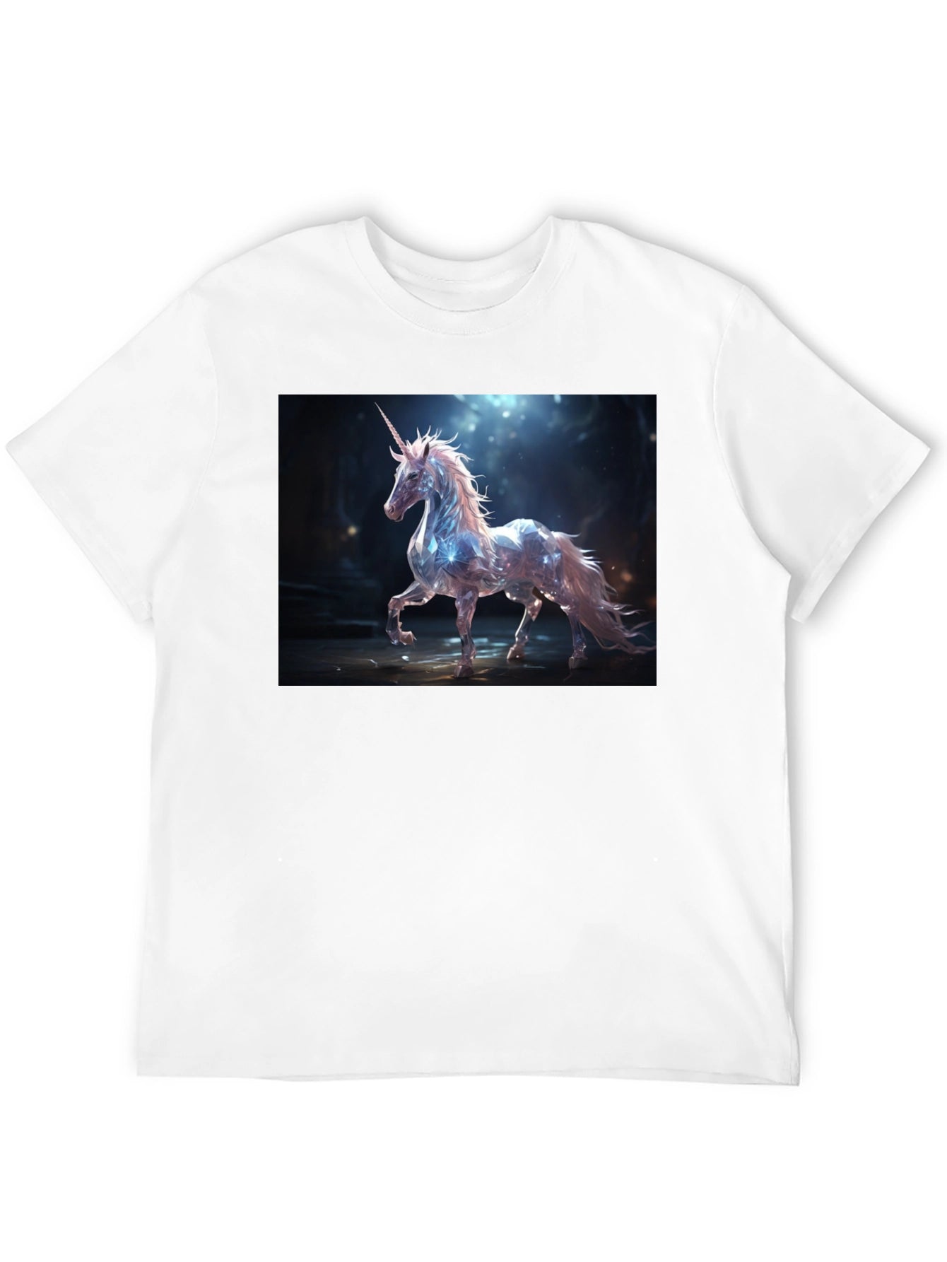 Mystical Unicorn Graphic Tee - Black