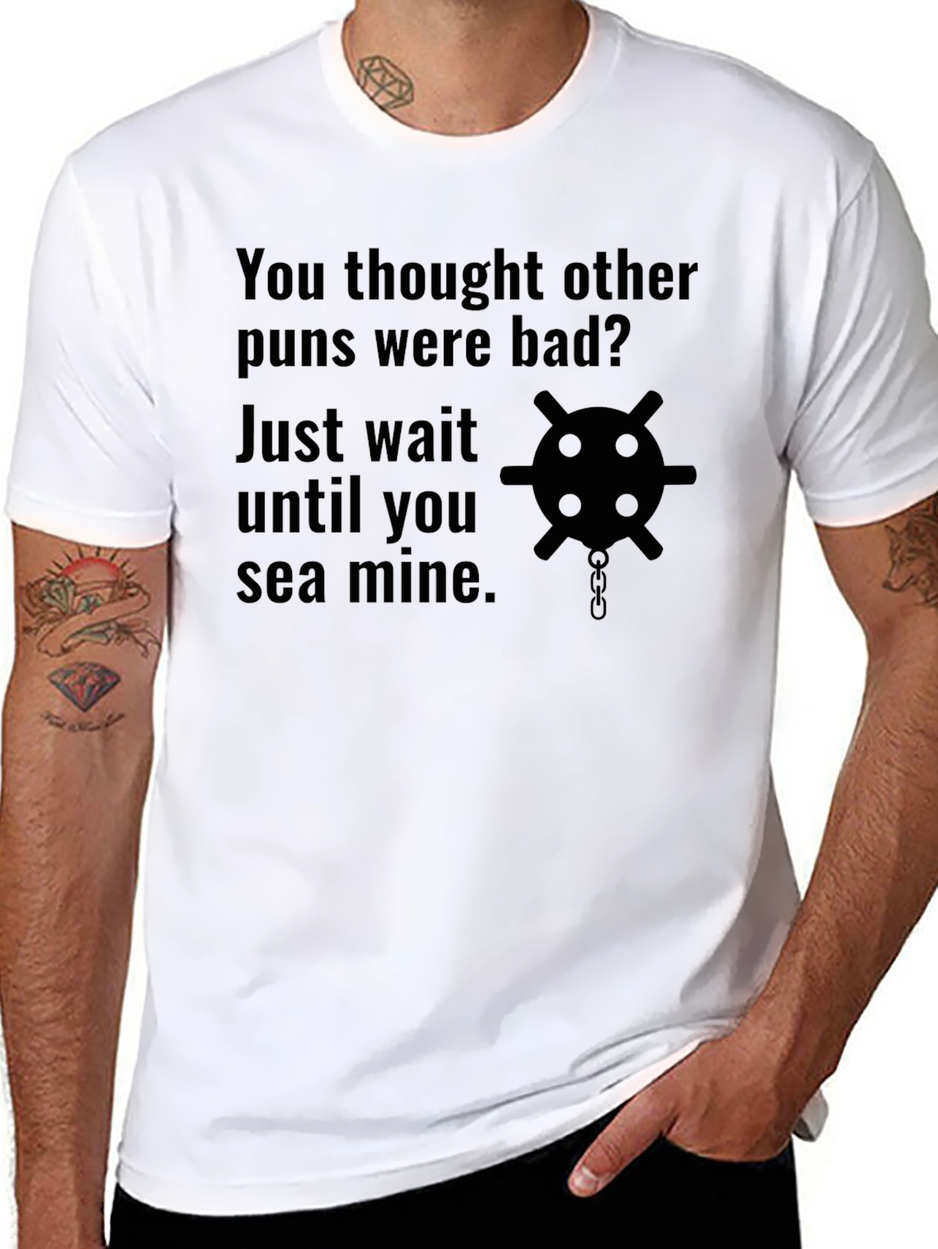 Sea Mine Pun T-Shirt