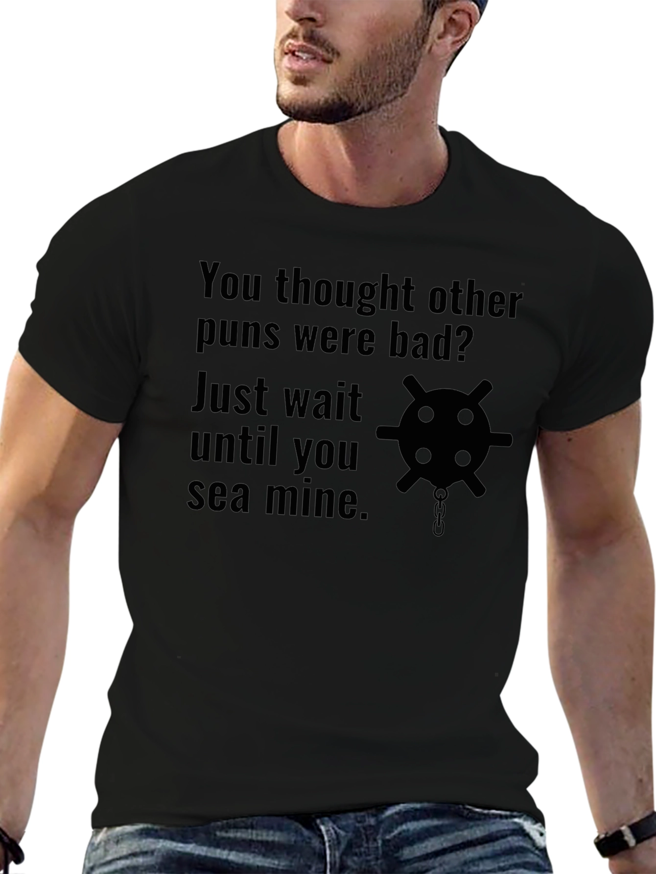 Sea Mine Pun T-Shirt