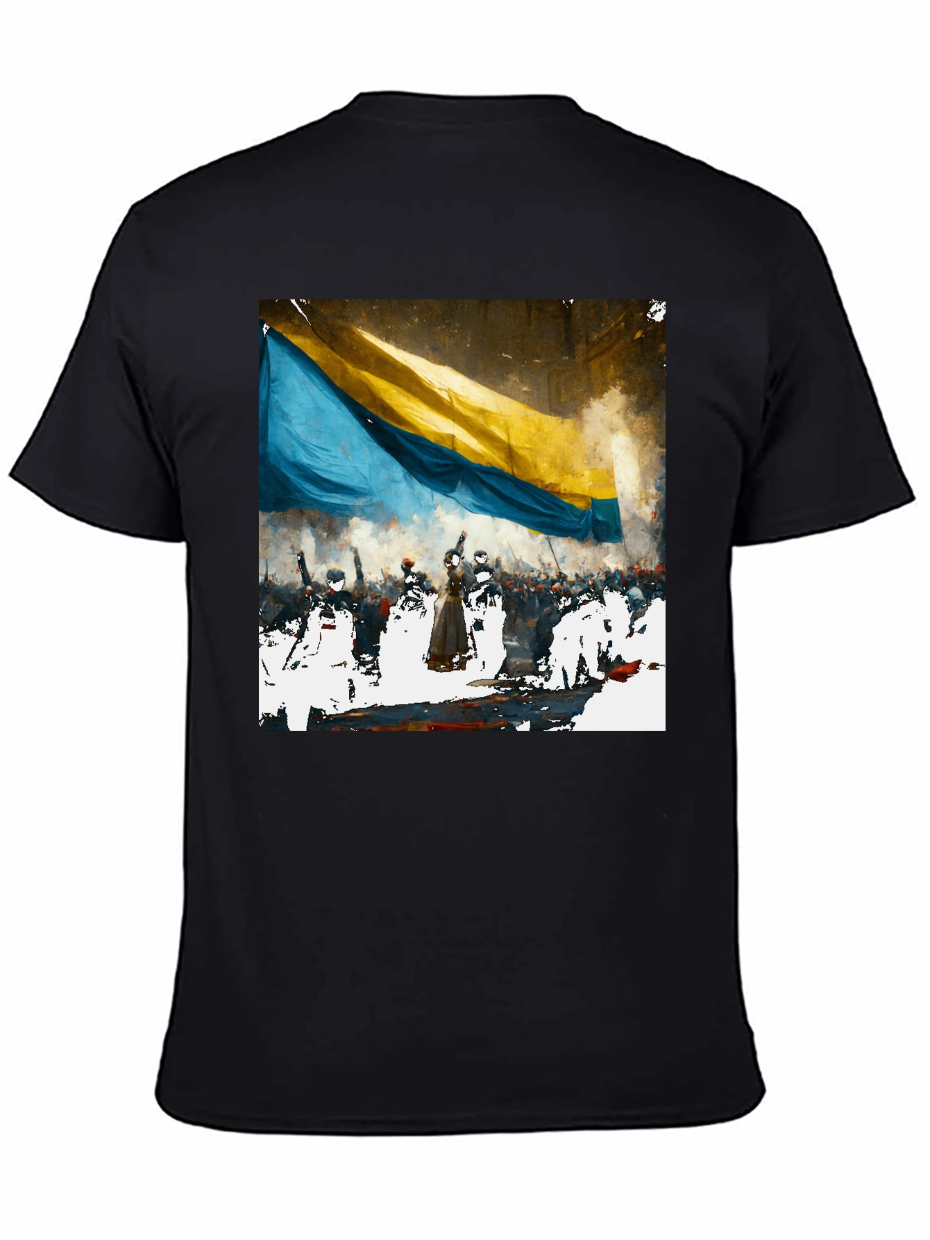 Ukraine Flag Graphic Tee - Support Ukraine