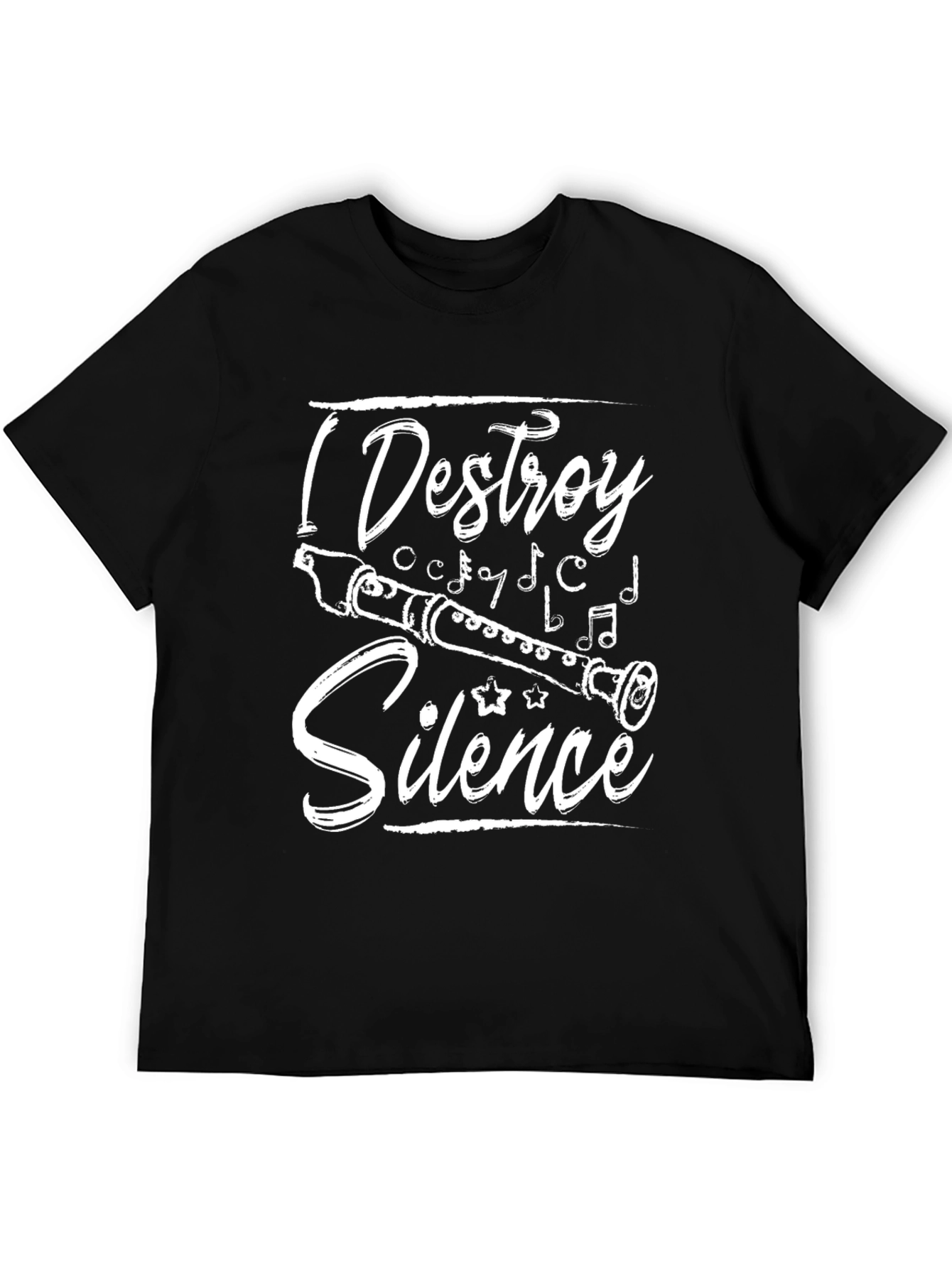 I Destroy Silence T-Shirt - Music Lover Tee