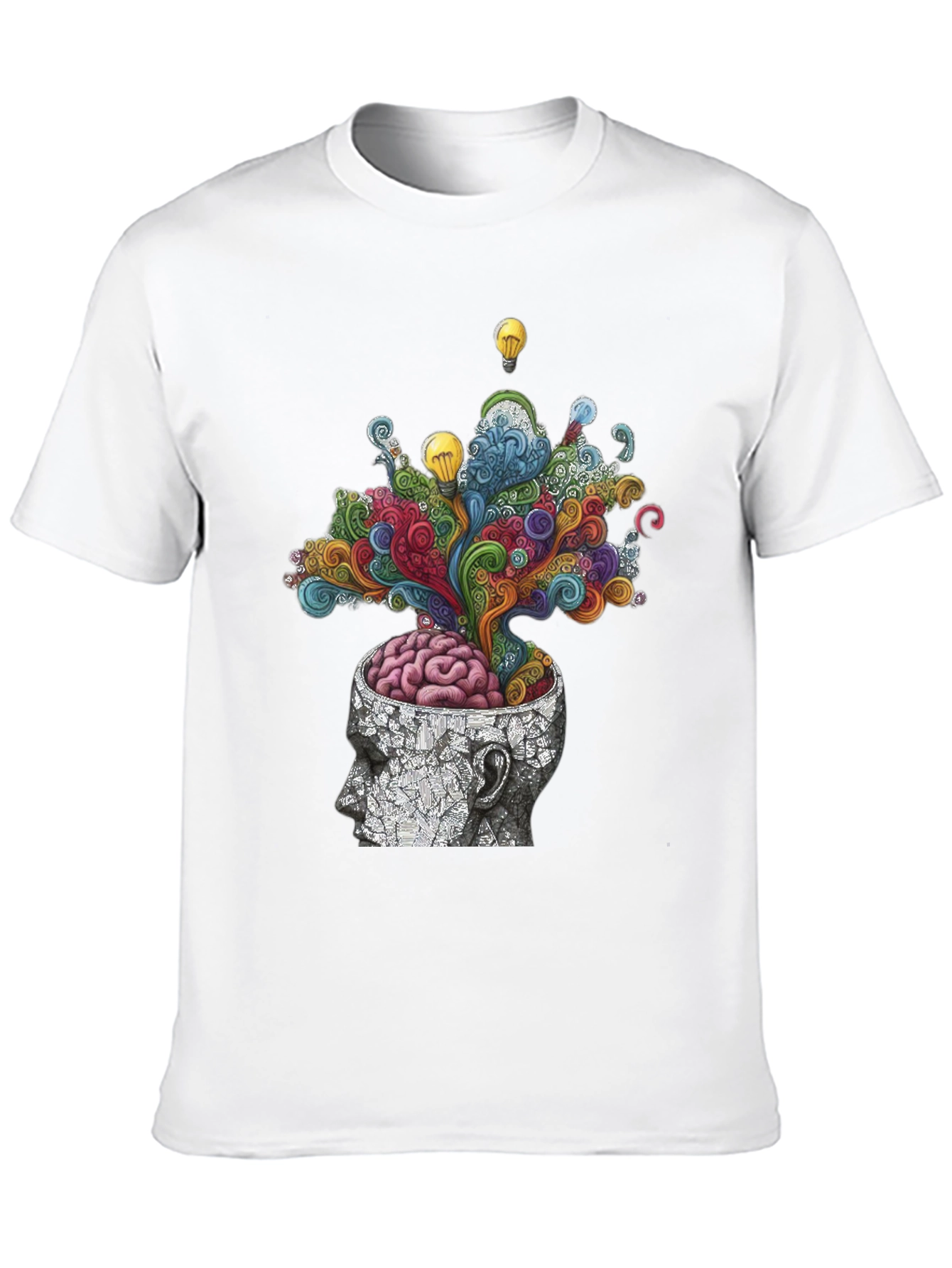 Mind Bloom Graphic Tee - Creative Thinking Shirt