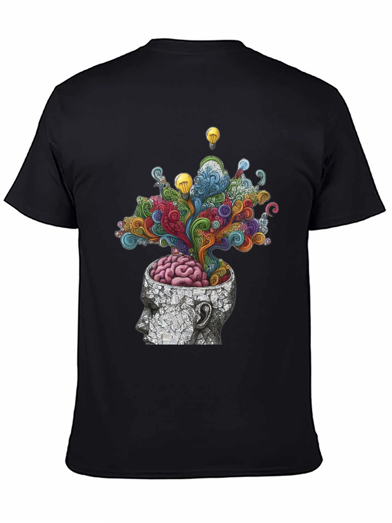 Mind Bloom Graphic Tee - Creative Thinking Shirt