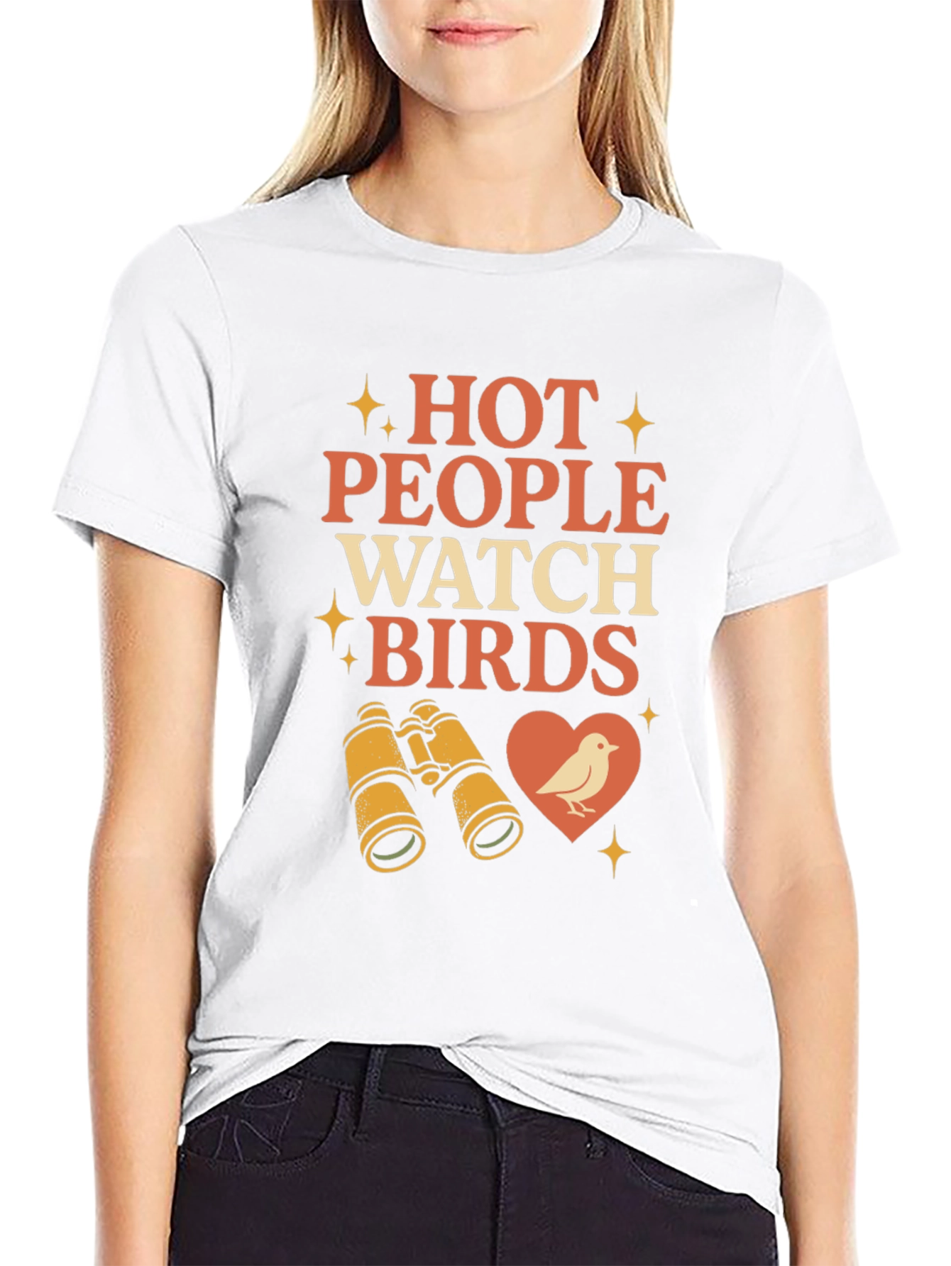 Hot People Watch Birds T-Shirt Birdwatching Tee