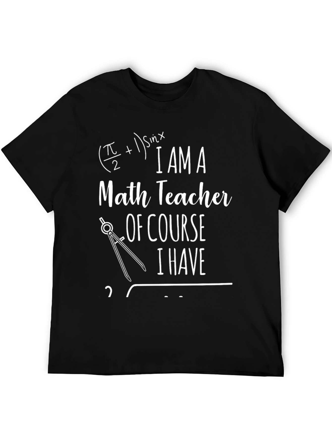 Math Teacher Graphic T-Shirt