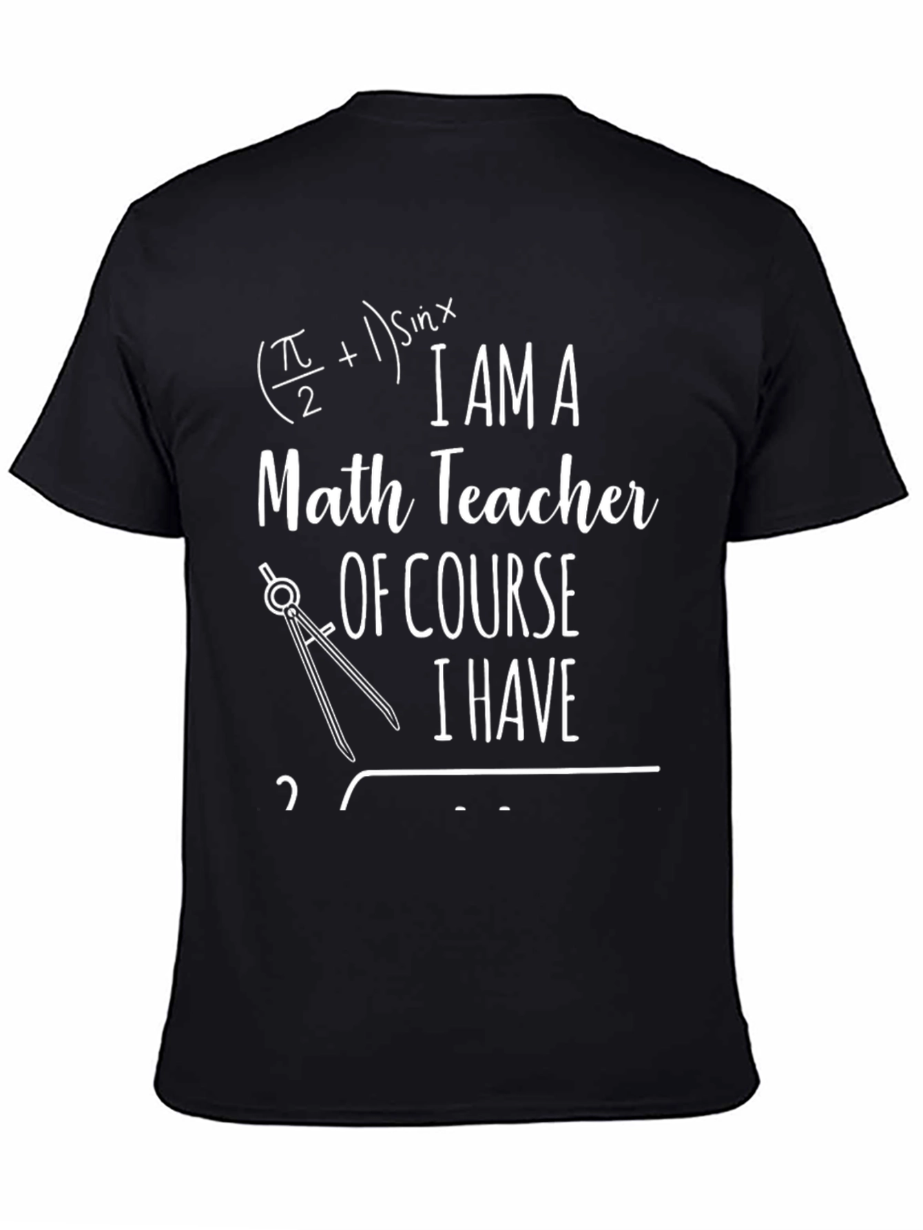 Math Teacher Graphic T-Shirt