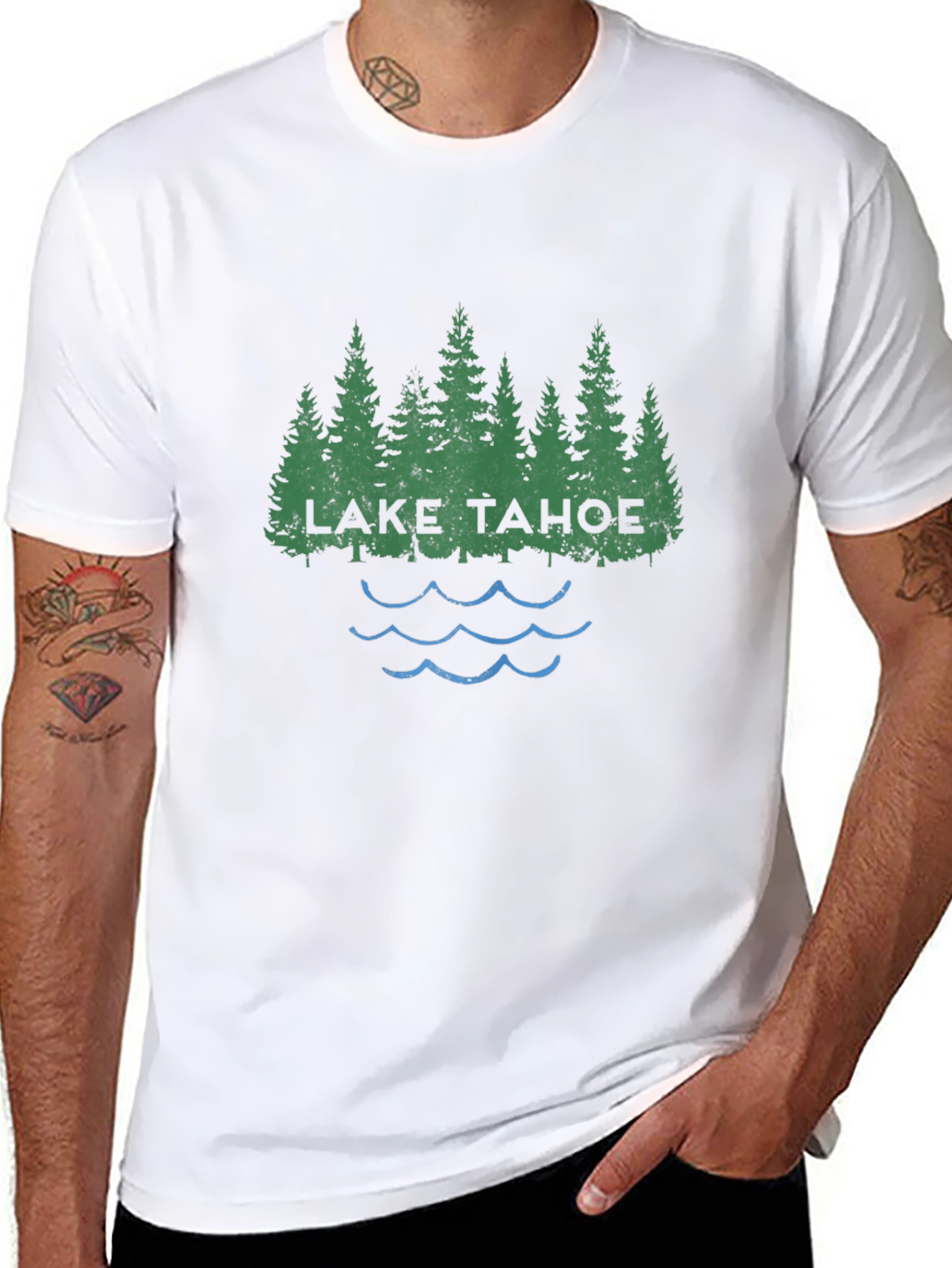 Lake Tahoe Graphic Tee - Nature Inspired