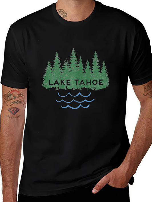 Lake Tahoe Graphic Tee - Nature Inspired