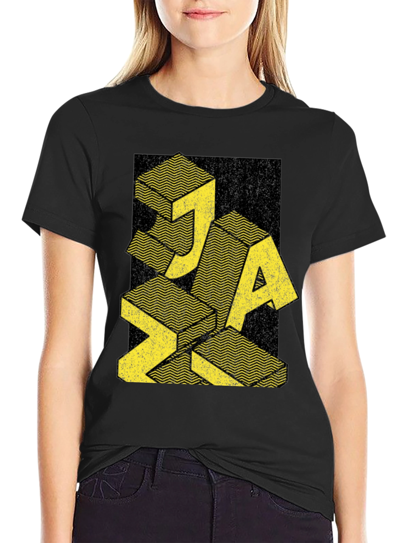 Abstract Graphic Print Mens T-Shirt