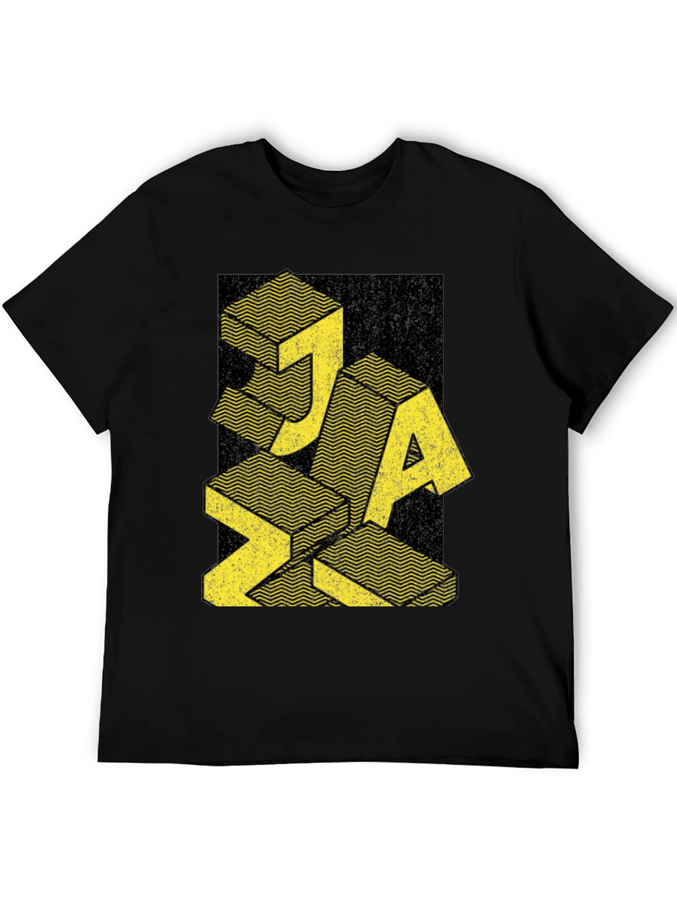 Abstract Graphic Print Mens T-Shirt