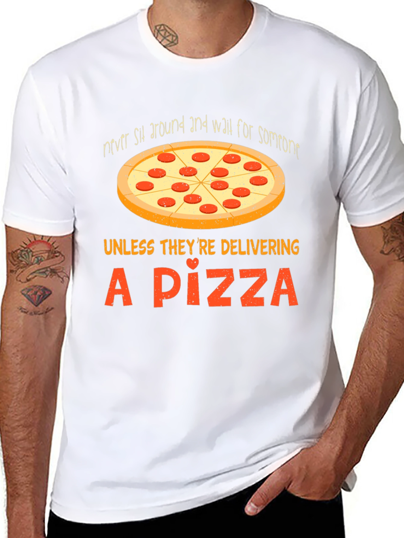 Pizza Lover T-Shirt Funny Delivery Tee