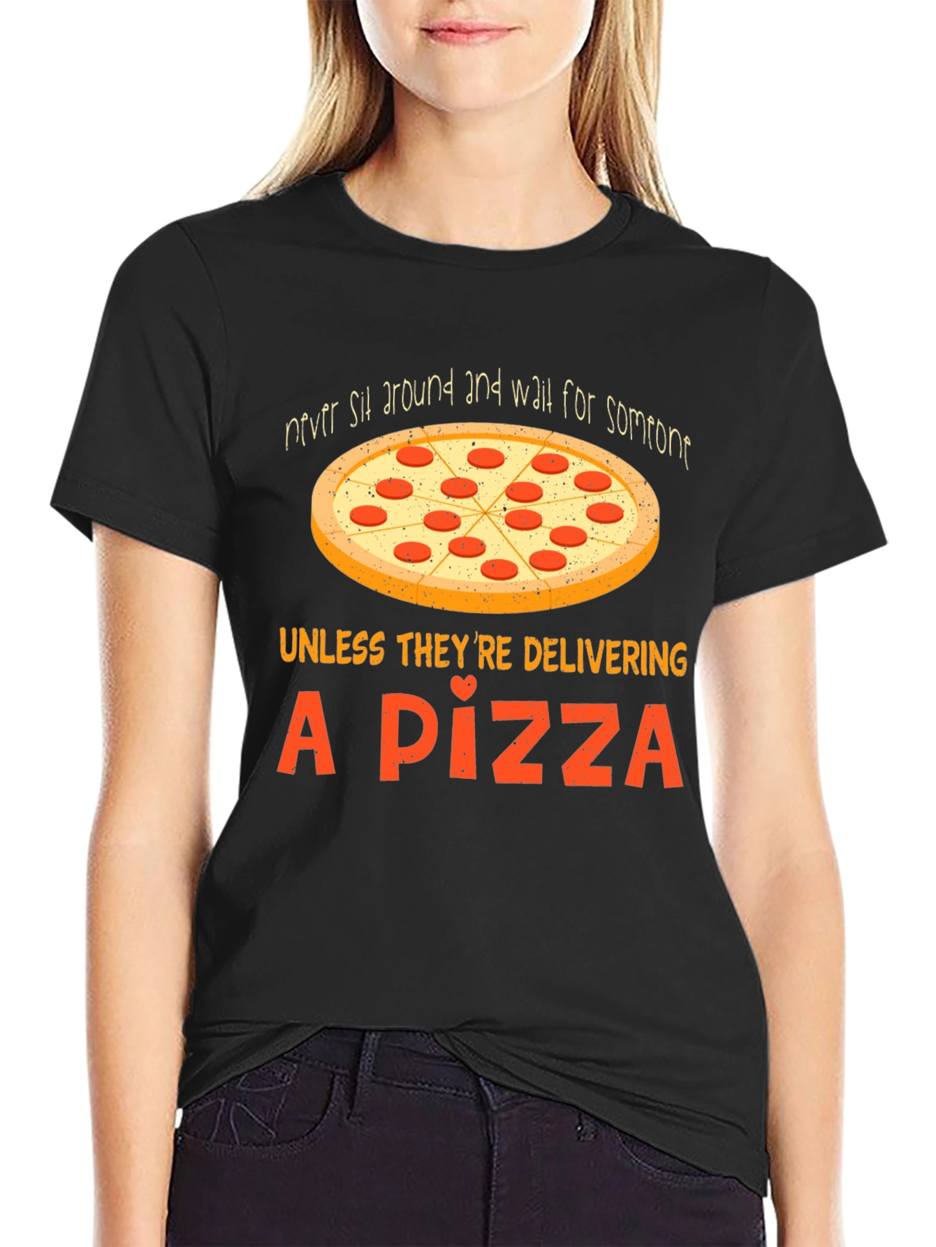 Pizza Lover T-Shirt Funny Delivery Tee