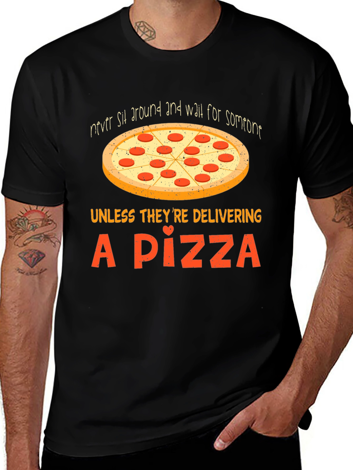 Pizza Lover T-Shirt Funny Delivery Tee