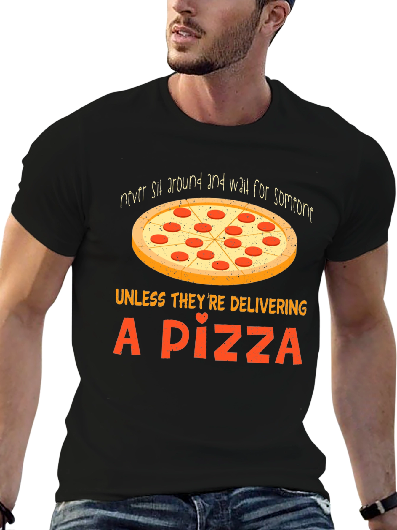 Pizza Lover T-Shirt Funny Delivery Tee