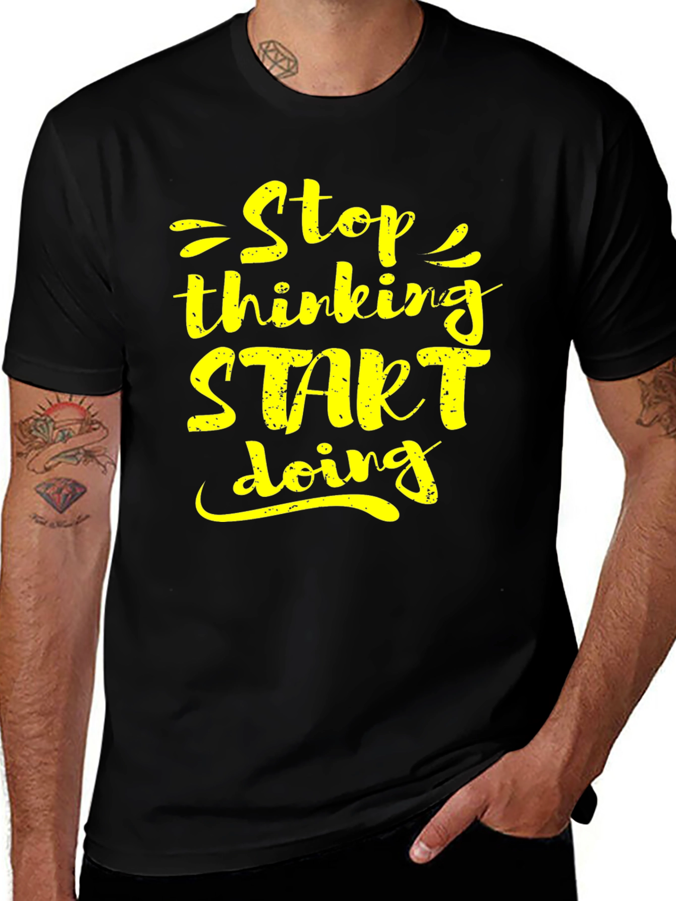 Stop Thinking Start Doing Graphic Tee