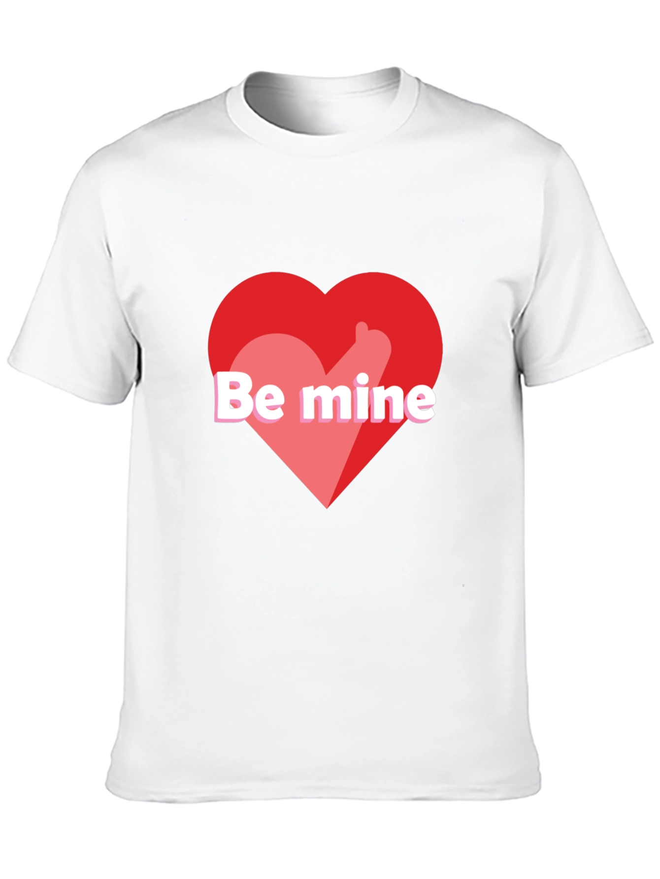 Be Mine Heart Graphic Tee - Valentines Day Gift