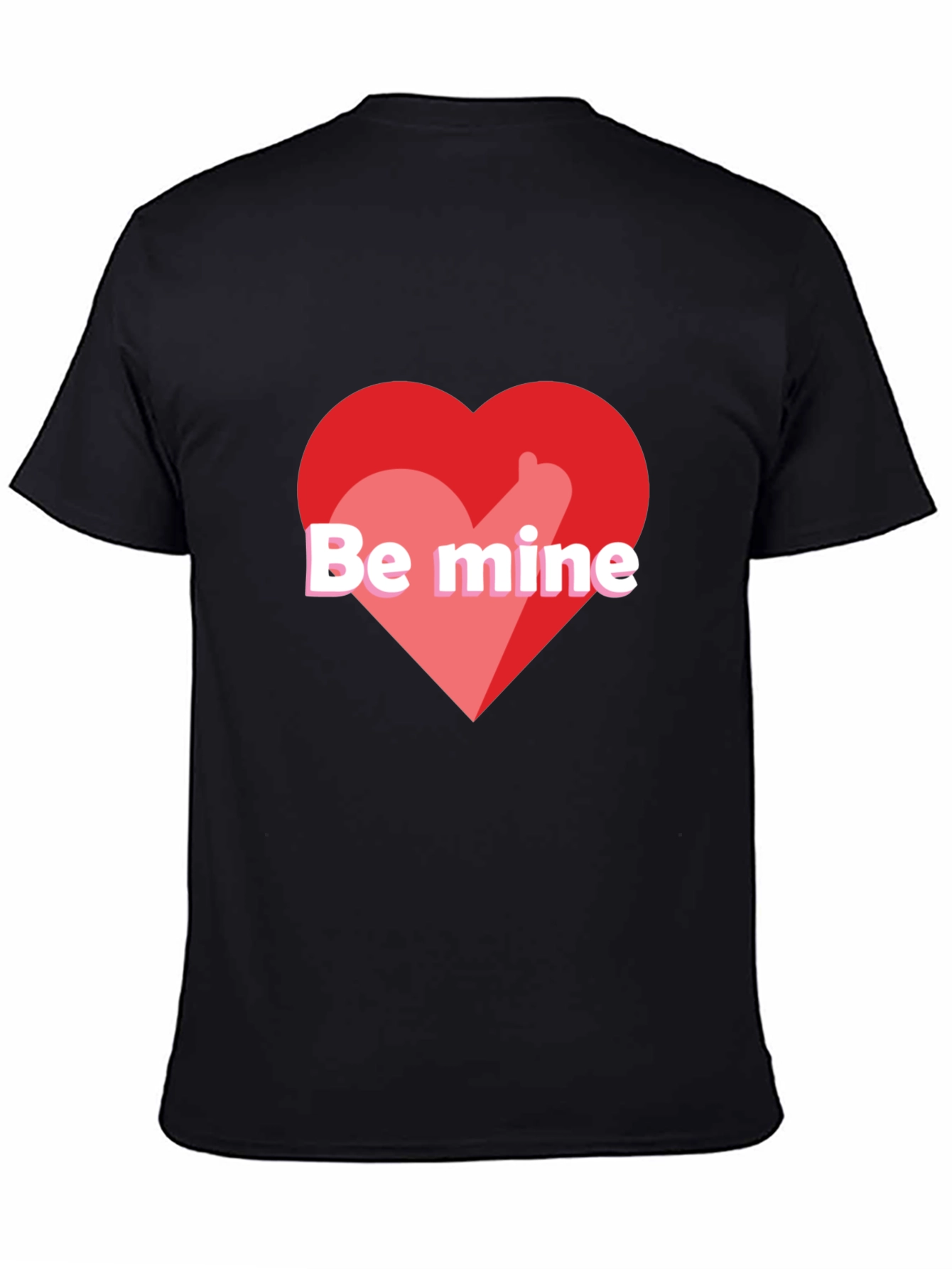 Be Mine Heart Graphic Tee - Valentines Day Gift