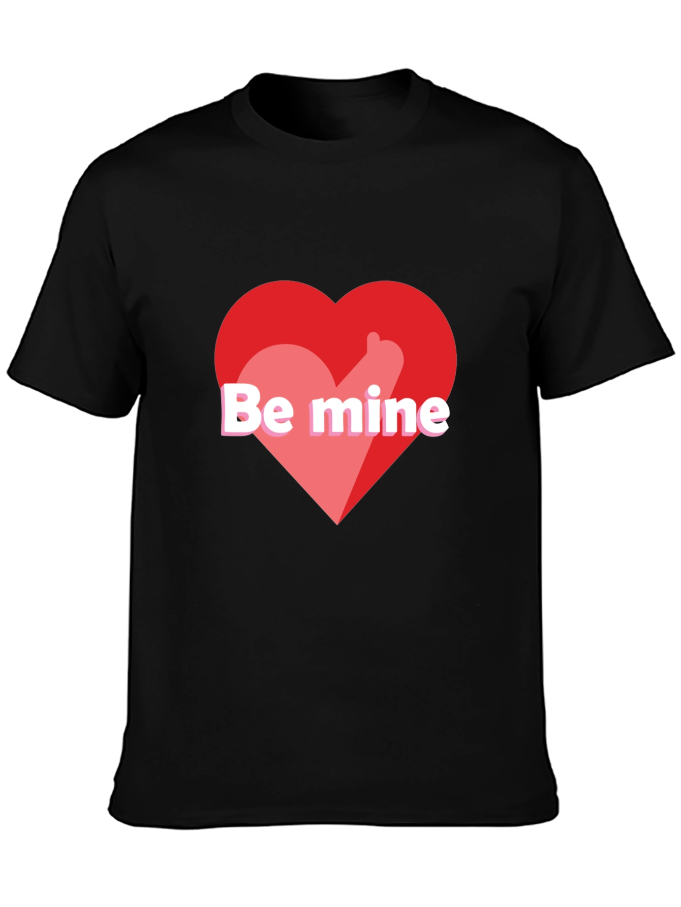 Be Mine Heart Graphic Tee - Valentines Day Gift
