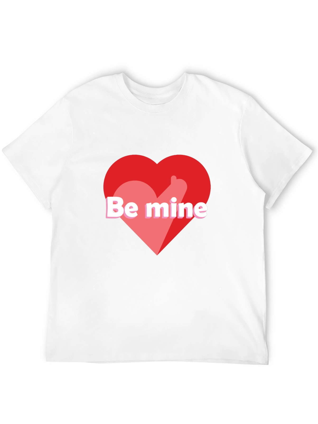 Be Mine Heart Graphic Tee - Valentines Day Gift