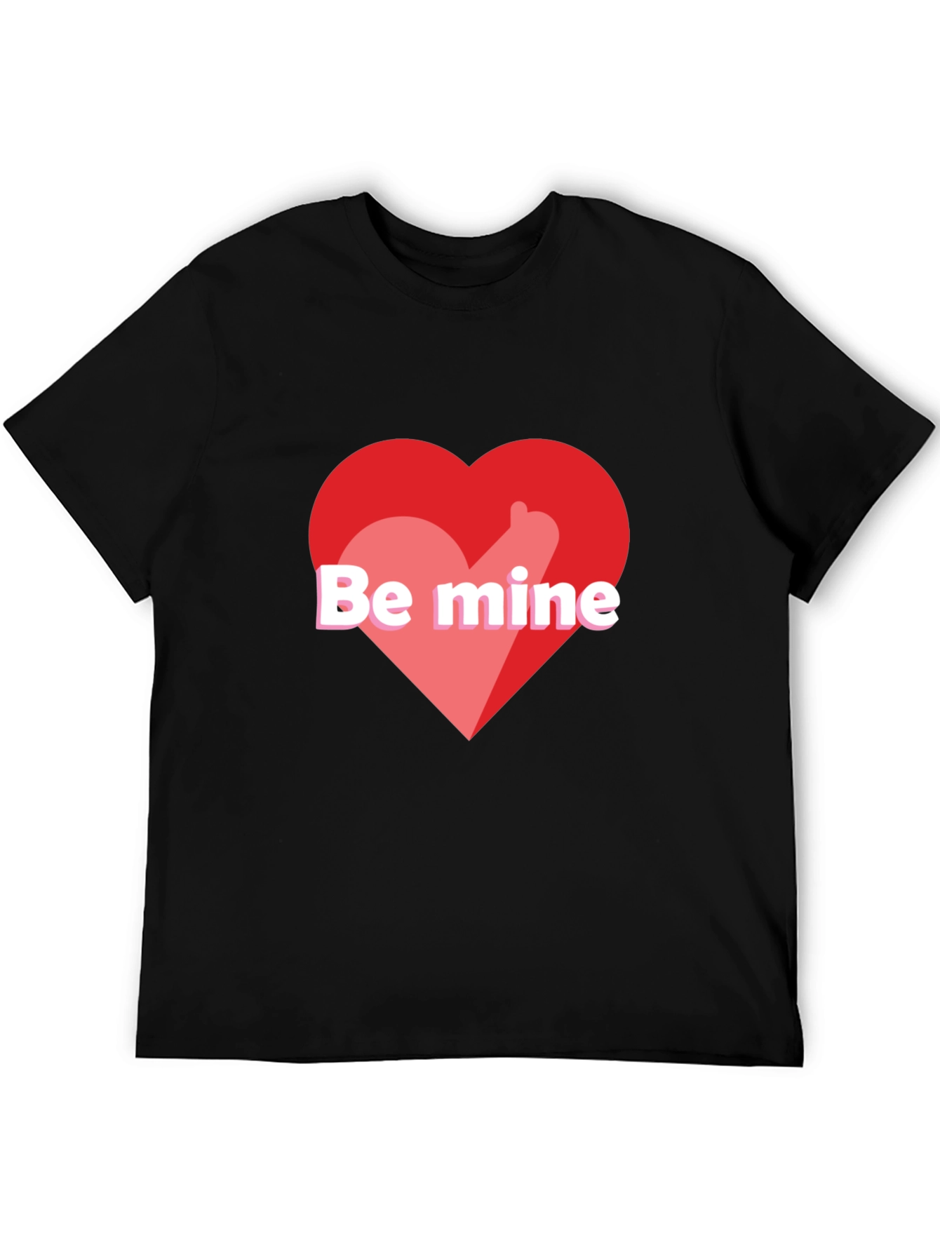 Be Mine Heart Graphic Tee - Valentines Day Gift