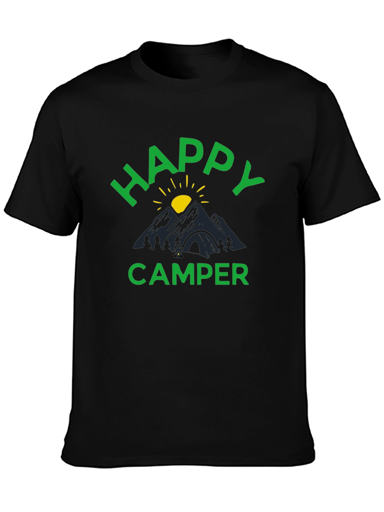 Happy Camper Graphic Tee - Mountain Adventure