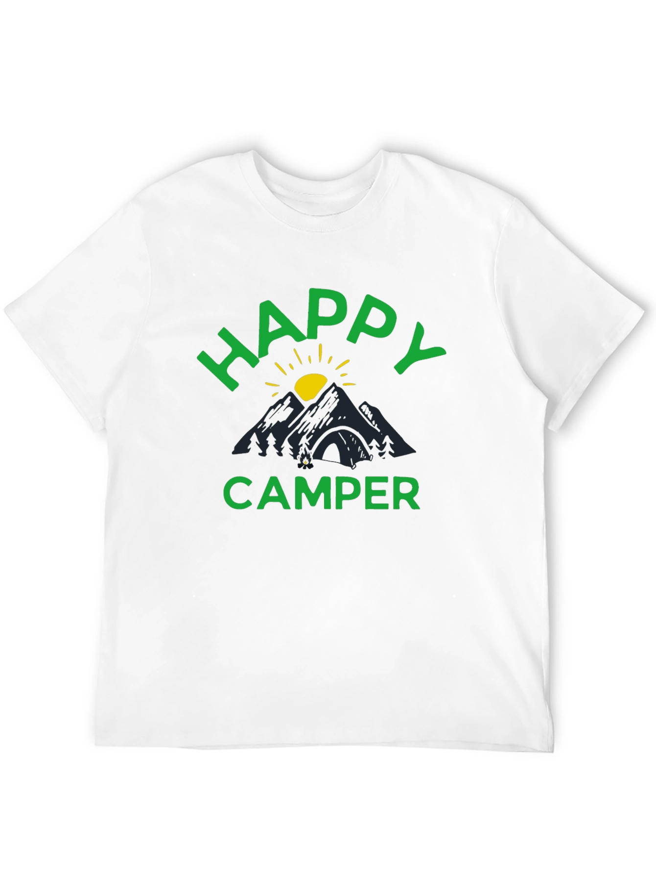 Happy Camper Graphic Tee - Mountain Adventure