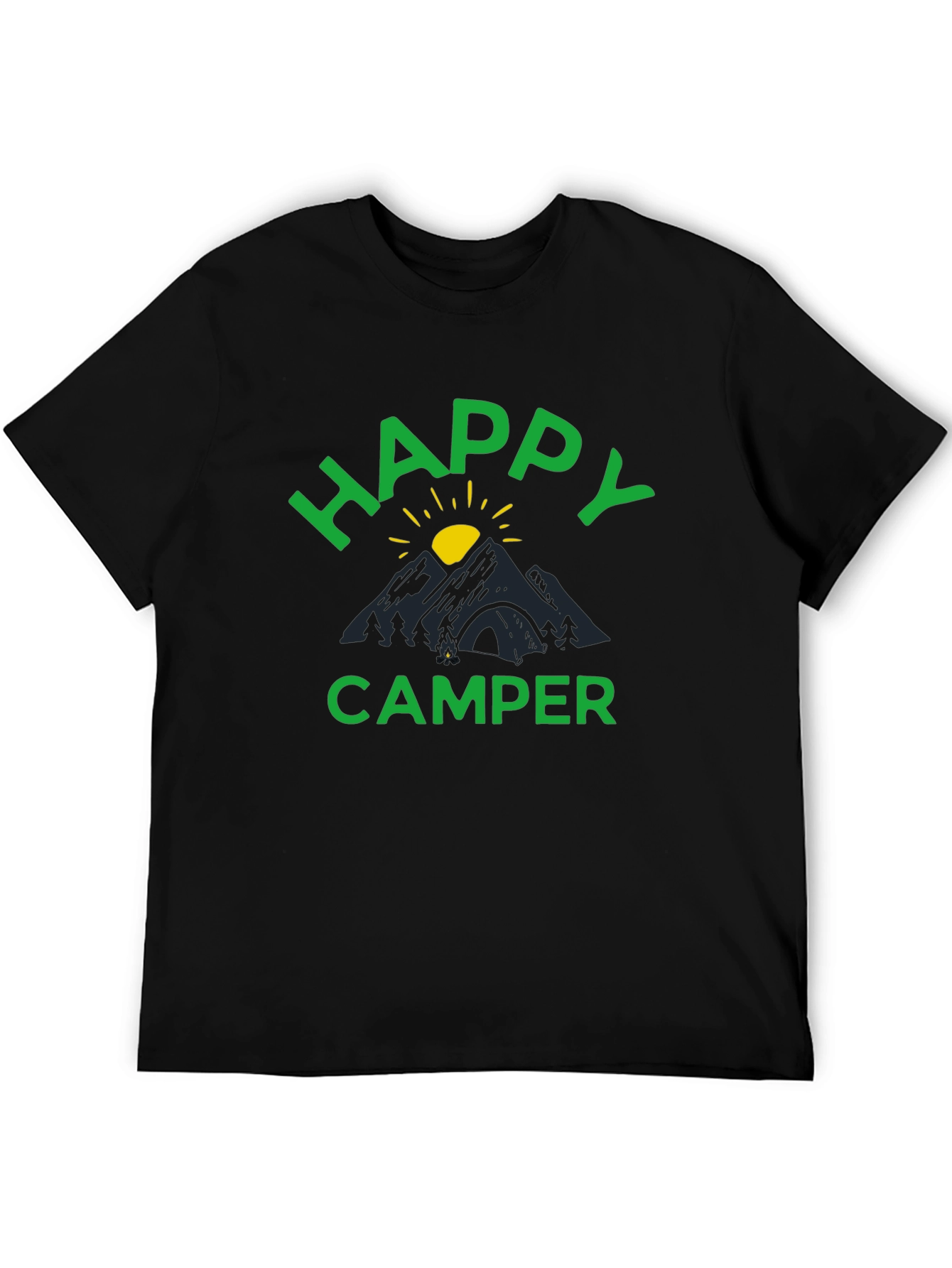 Happy Camper Graphic Tee - Mountain Adventure