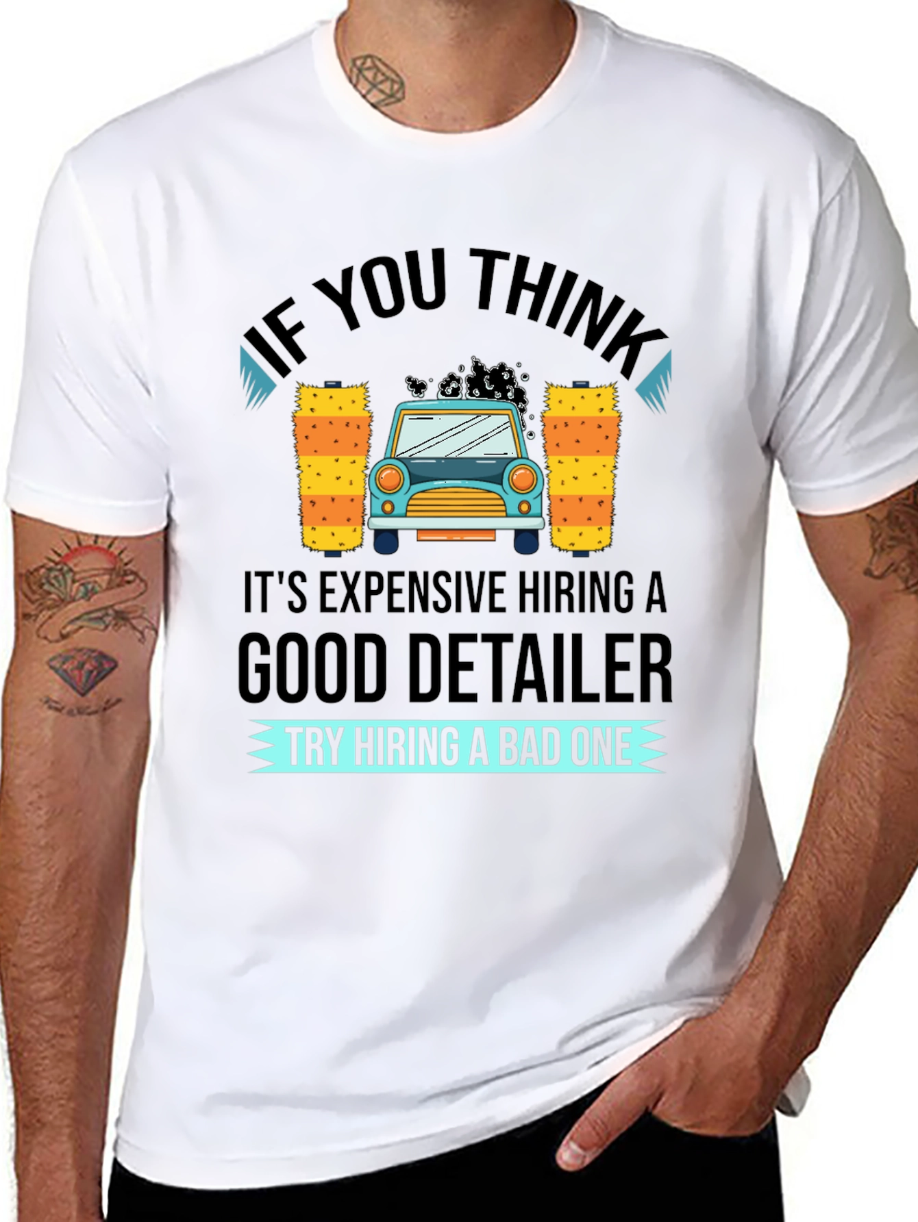Car Detailer T-Shirt - Funny Car Wash Gift